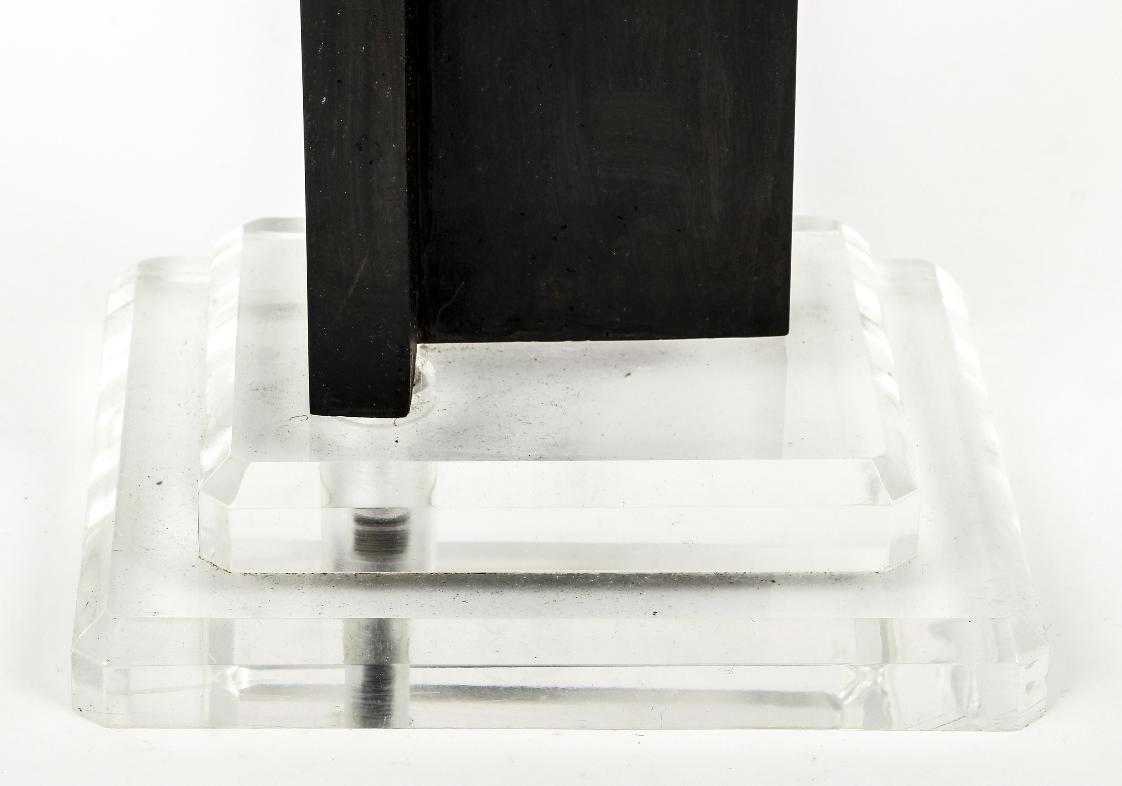 Scottish Abstract Contemporary Minimalist Art Bronze Sculpture Alan Johnston 2/2 For Sale 13