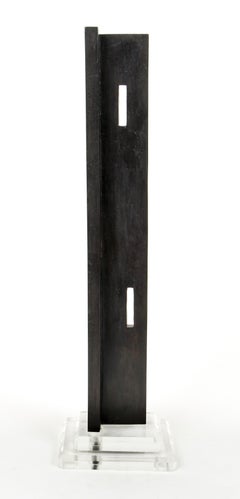 Scottish Abstract Contemporary Minimalist Art Bronze Sculpture Alan Johnston 2/2