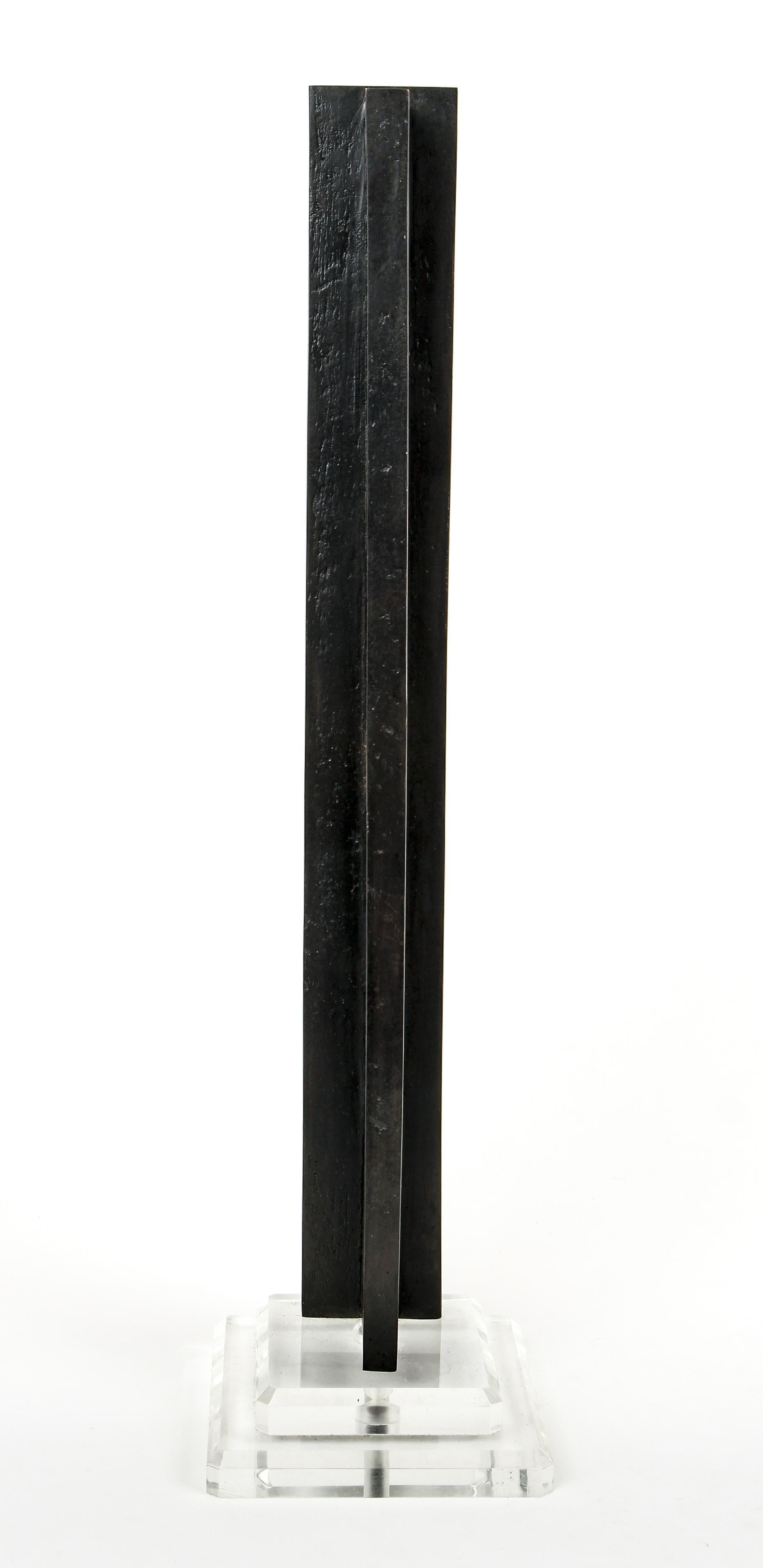Scottish Abstract Contemporary Minimalist Art Bronze Sculpture Alan Johnston 2/2 For Sale 3
