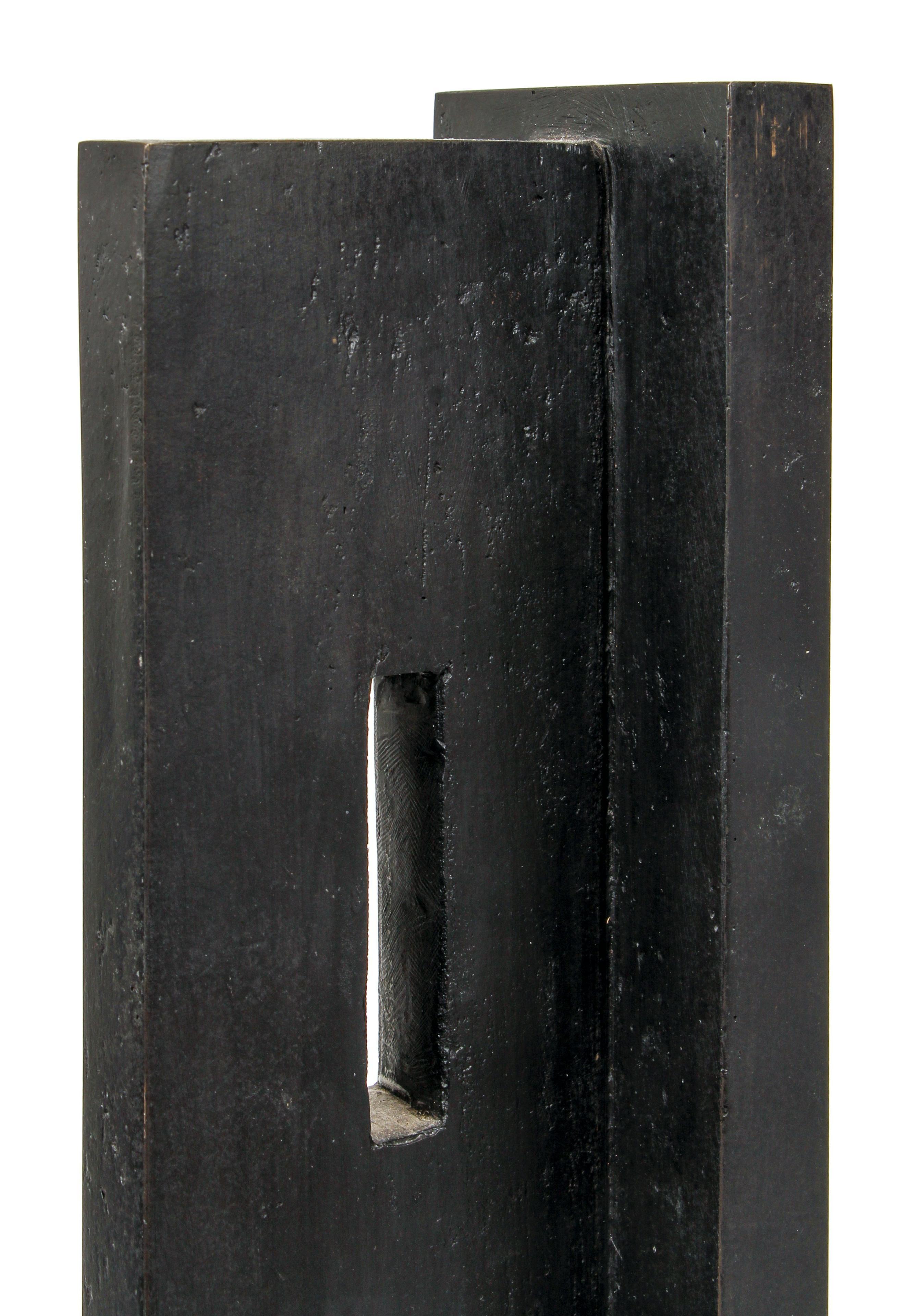 Scottish Abstract Contemporary Minimalist Art Bronze Sculpture Alan Johnston 2/2 For Sale 4