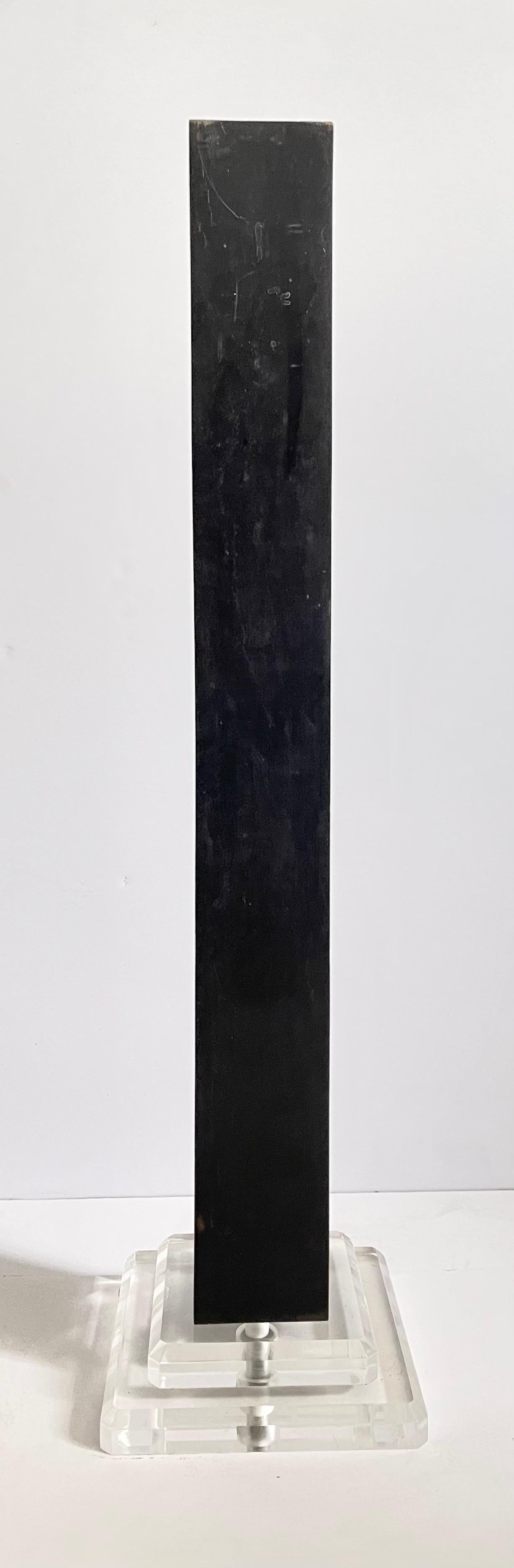 Scottish Abstract Contemporary Minimalist Art Bronze Sculpture Alan Johnston 2/2 For Sale 5