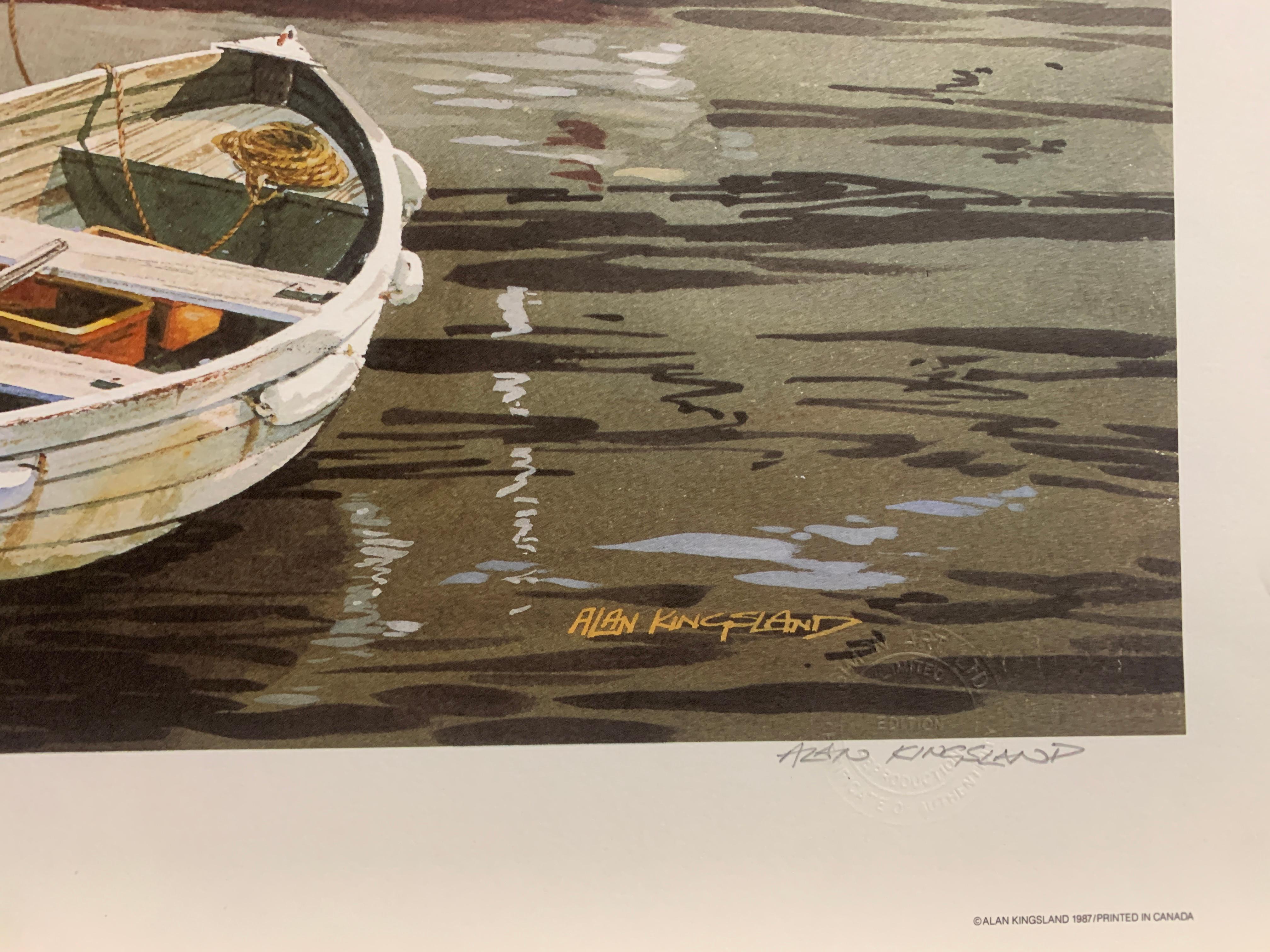 Fischerboote – Print von Alan Kingsland