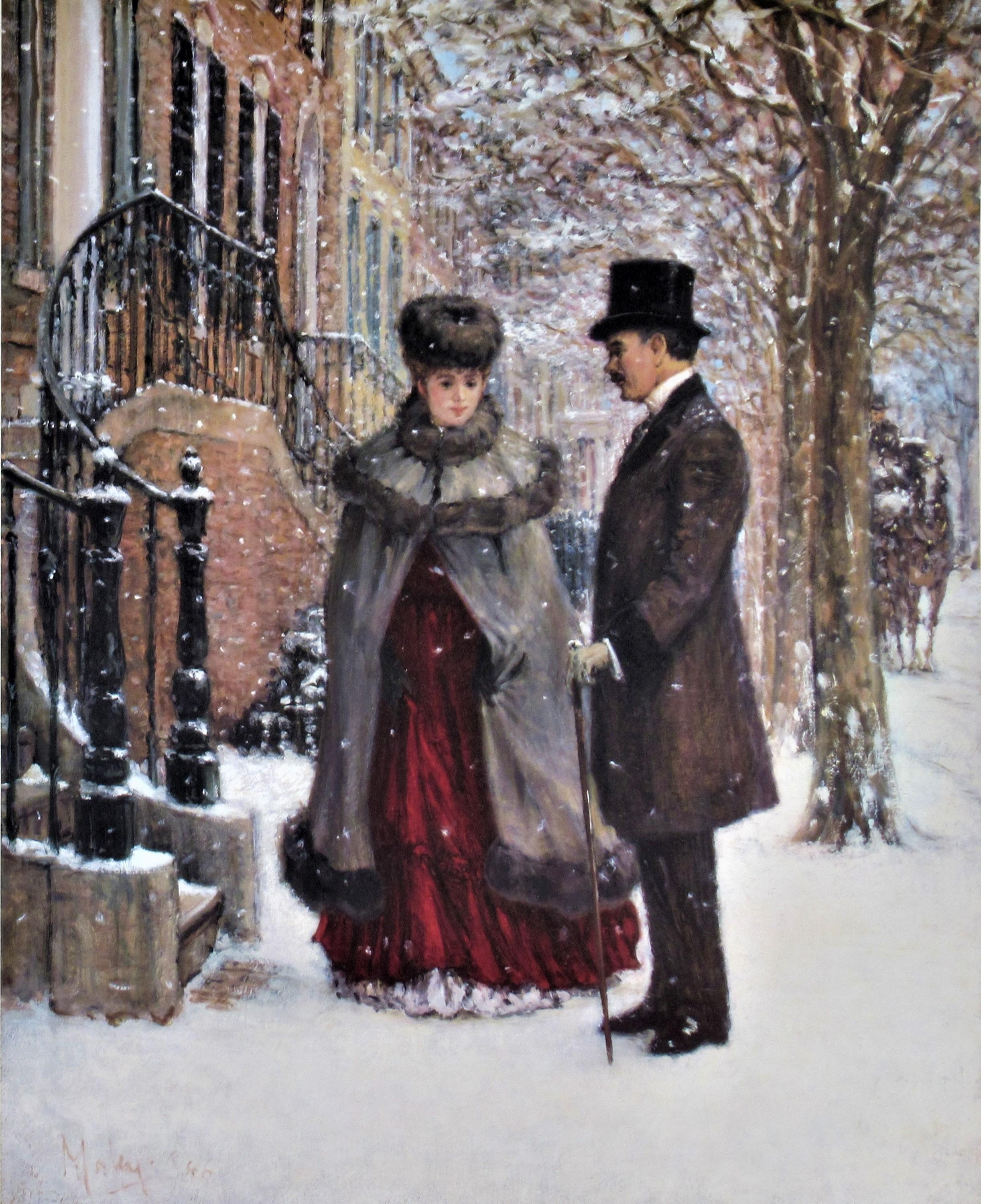 Winter Romance - Print by Alan Maley