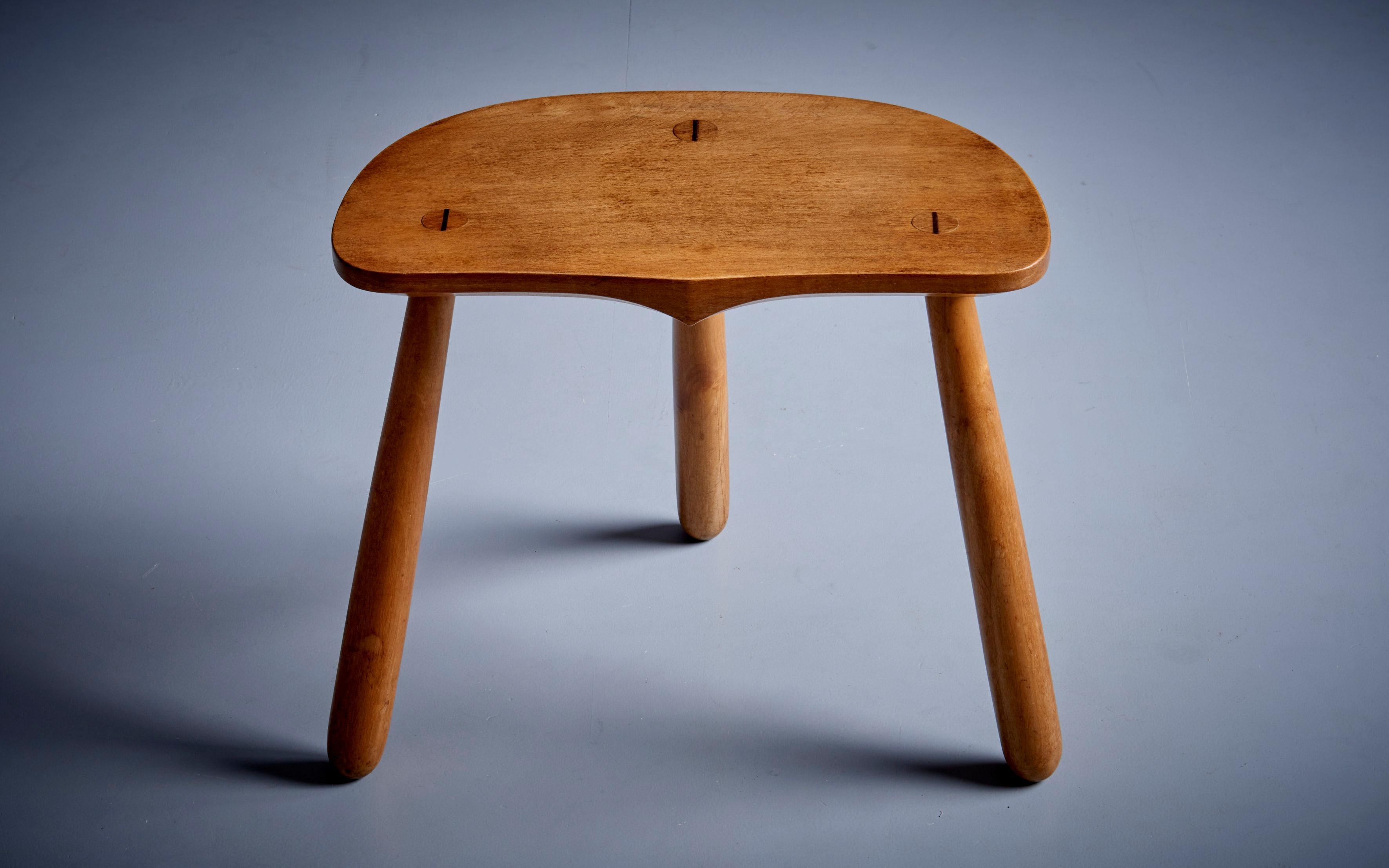 Another rare Alan Peters stool in maple from our collection. Please also have a look at the Alan Peters Coffee Table we also have in stock.

Alan George Peters OBE (17 January 1933 – 11 October 2009) was a British furniture designer maker and one