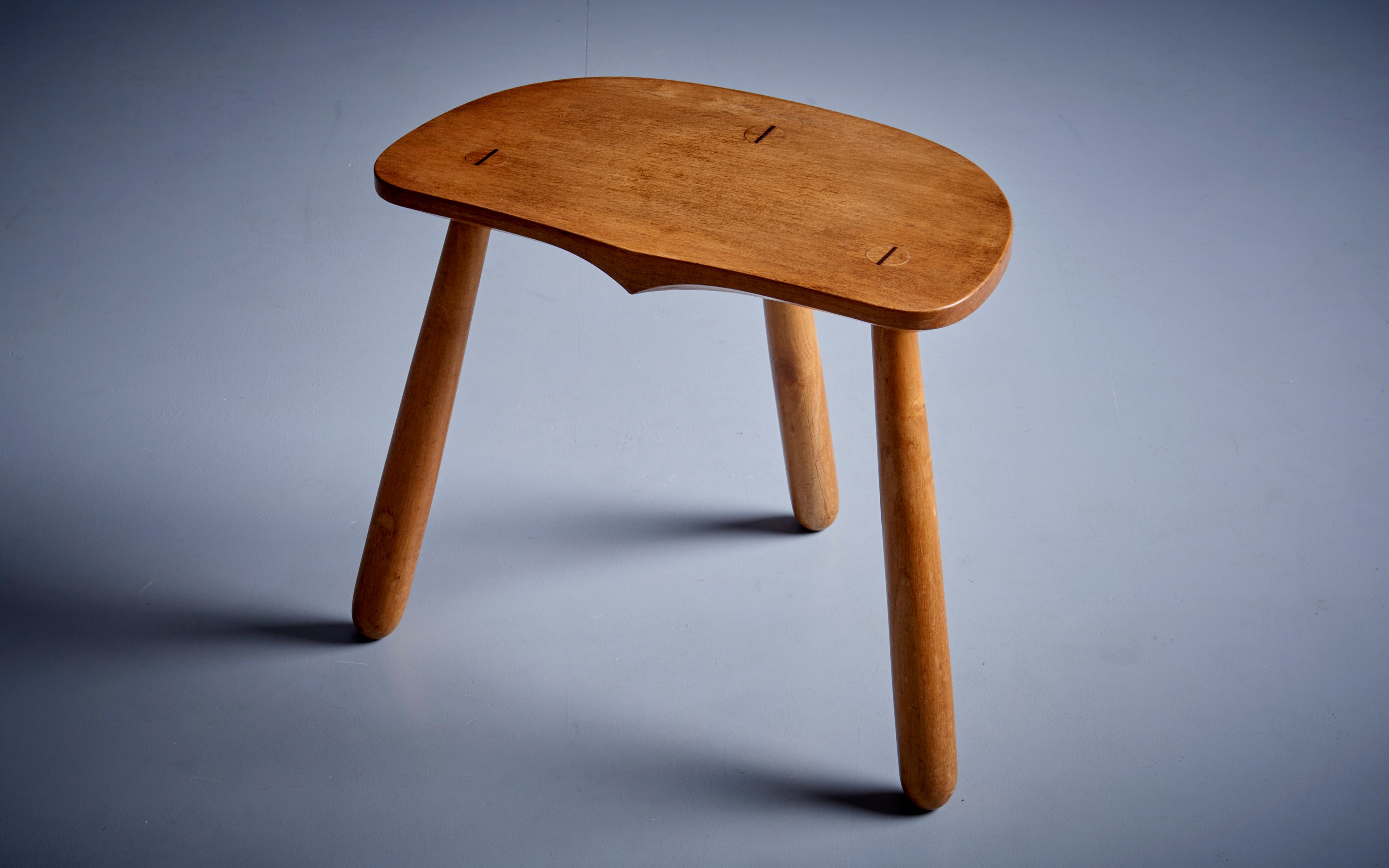 Alan Peters Stool, UK 1950s Signed For Sale