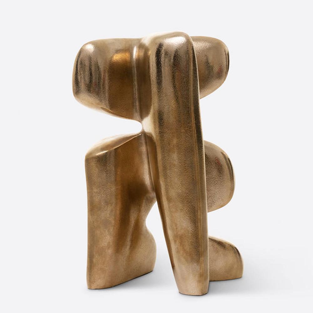 Contemporary Alan Polished Bronze Sculpture For Sale