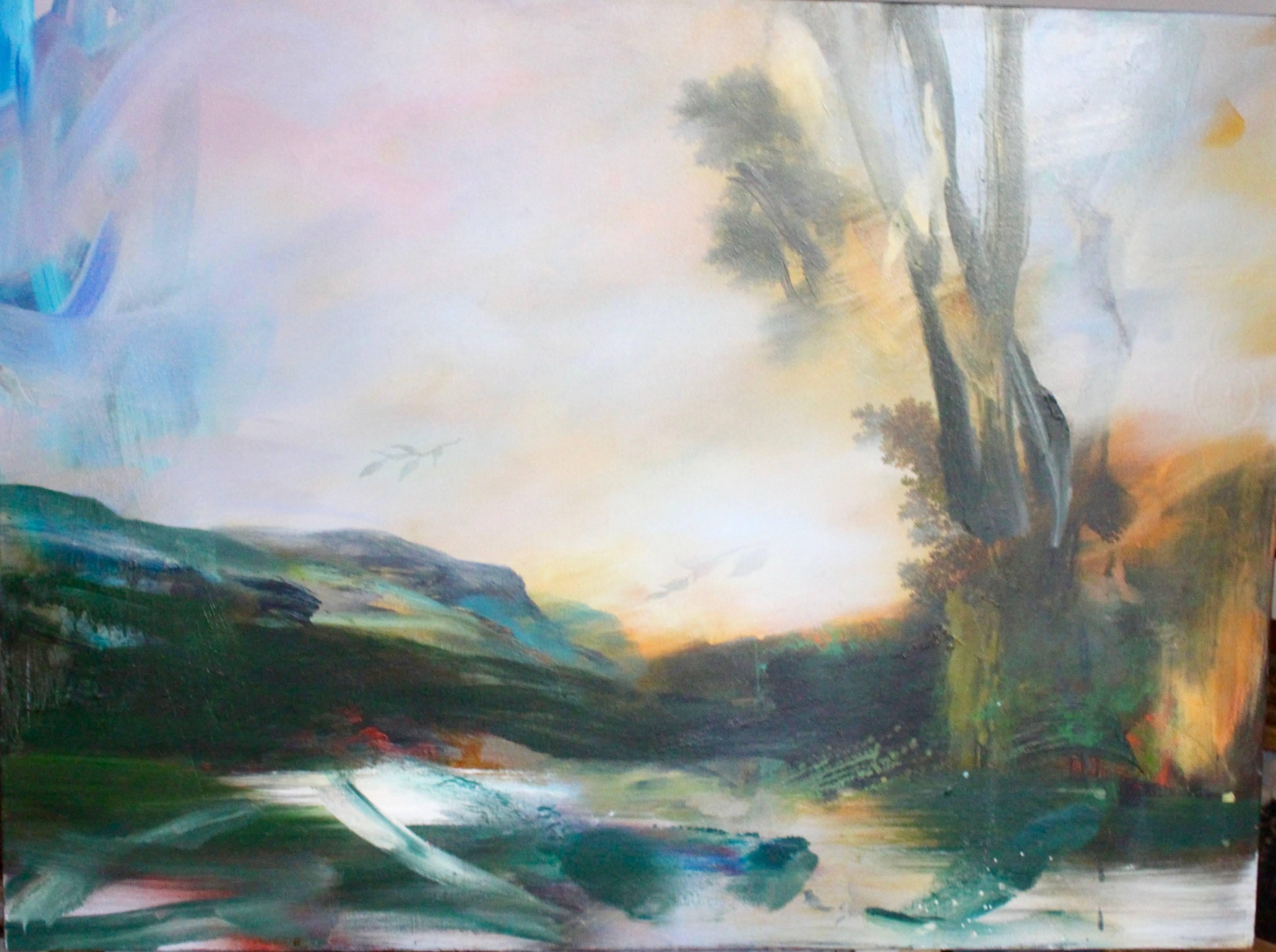 Alan Rankle Landscape Painting - Untitled
