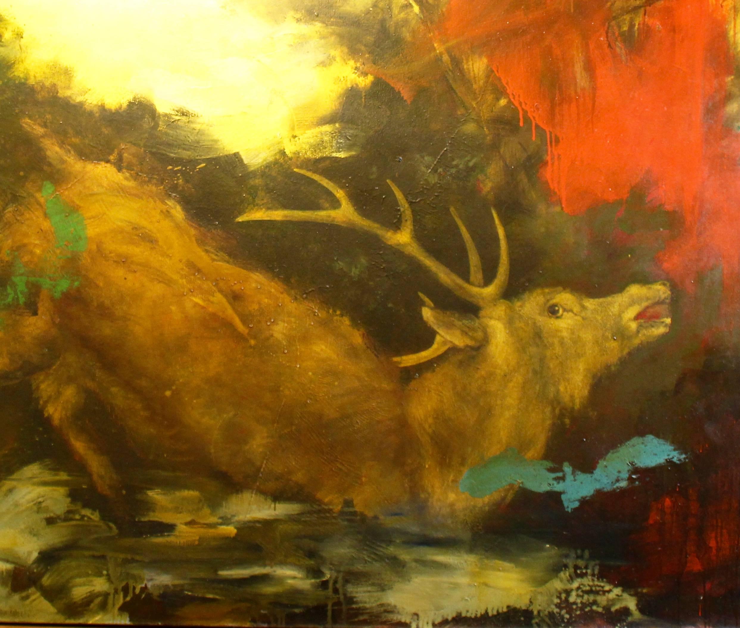 Untitled Painting XI (Herne) Oil On Canvas For Sale 1