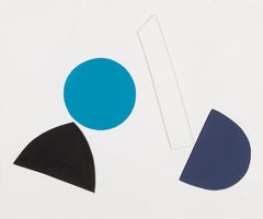 Ascending, Oil on Board, Relief Painting by Alan Reynolds, 1970