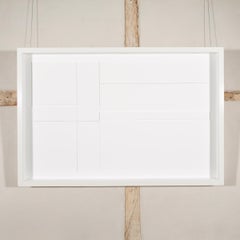 Structures, Group II (Y), Pencil on Card Painting by Alan Reynolds, 1983