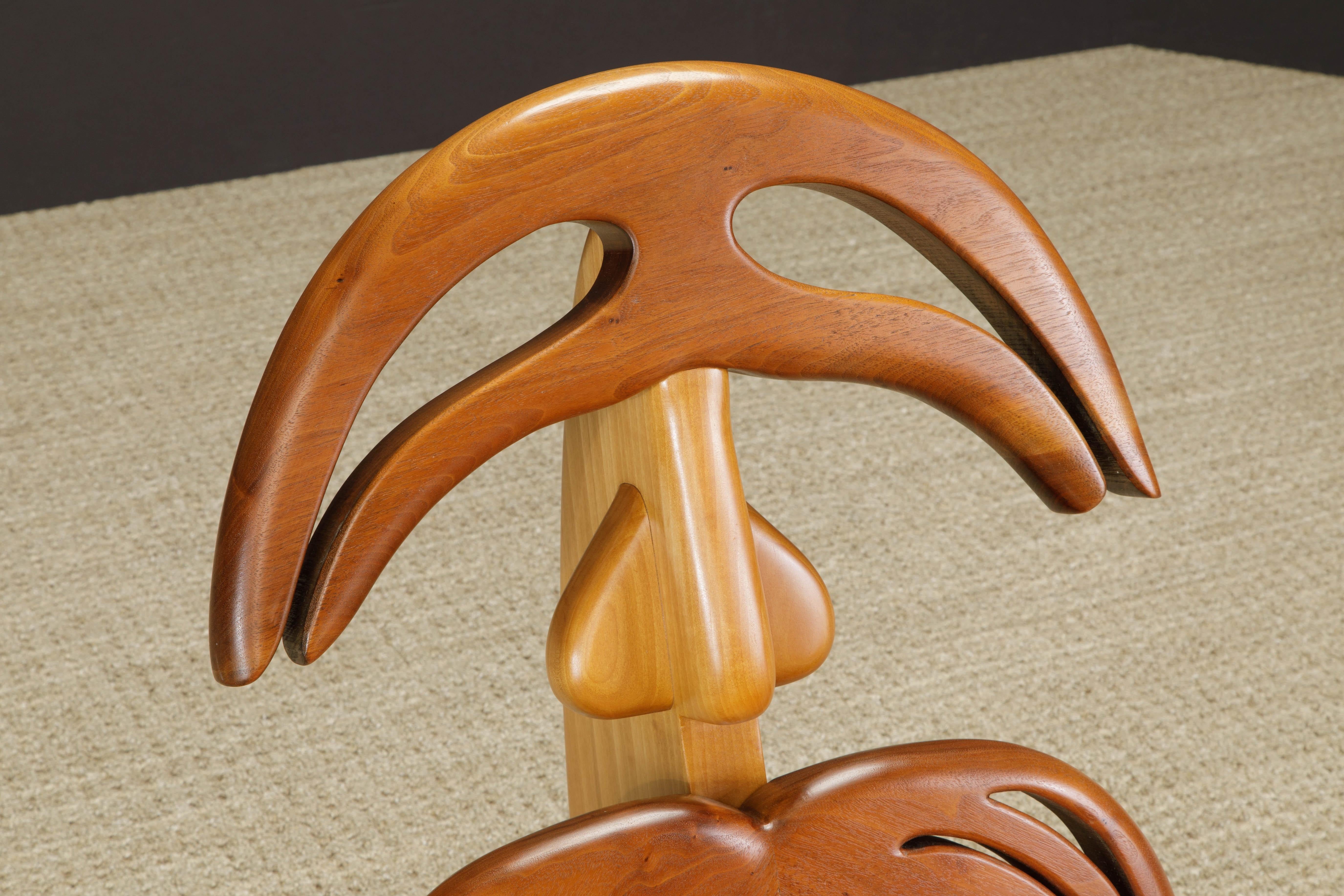 Alan Siegel Post-Modern Craftsman 'Tongue' Chair, signiert und datiert 1981  im Angebot 10