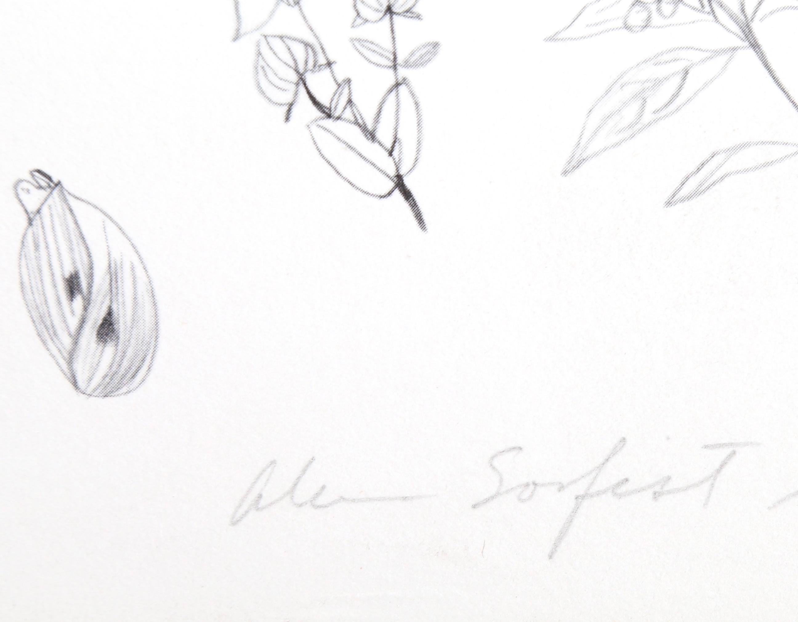 Manhattan Triptych, Set of Three NYC Conceptual Art Lithographs by Alan Sonfist For Sale 2