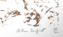 Textura 3, Litografía conceptual con foto-collage de Alan Sonfist