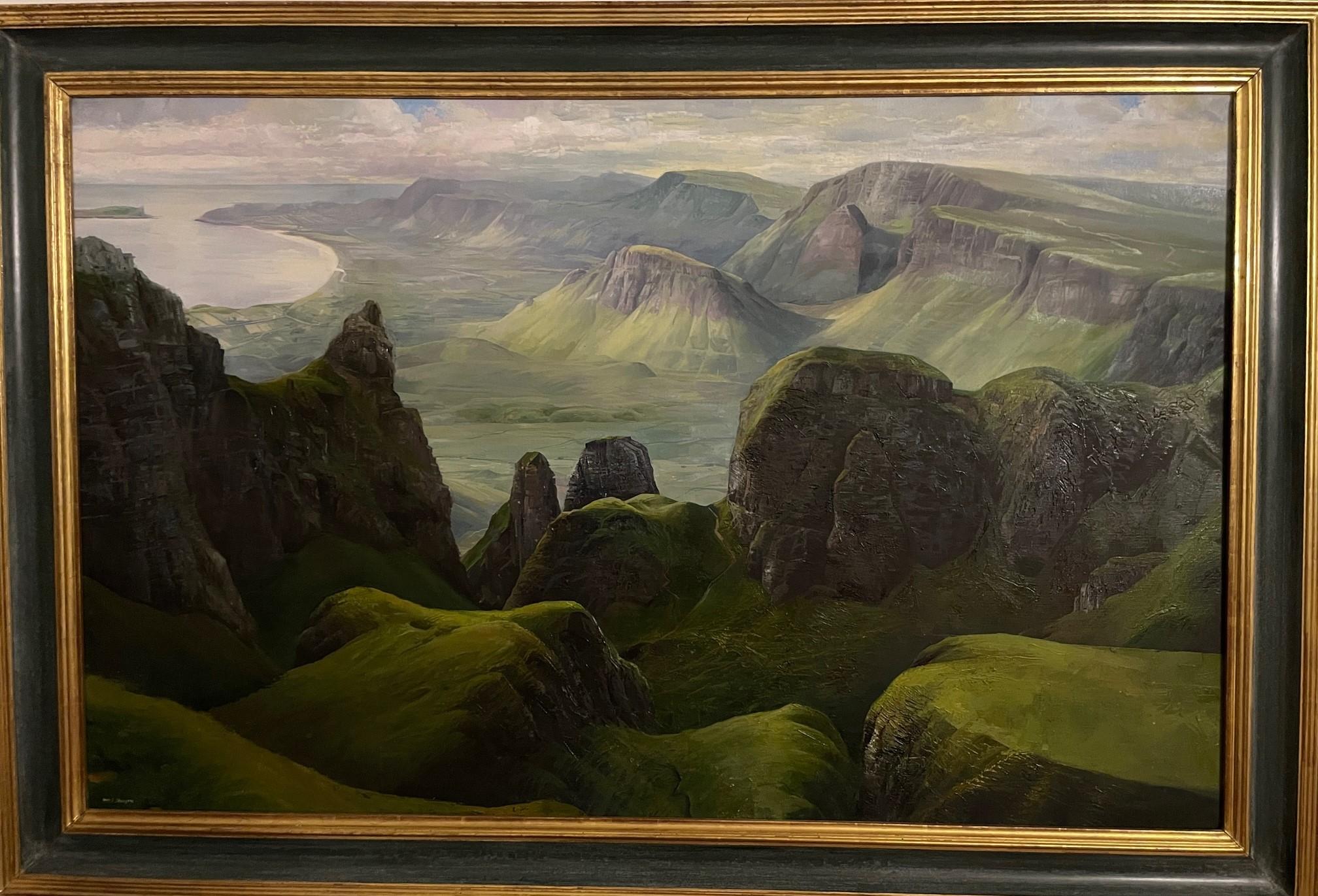 The Quiraing, Isle of Skye - Painting by Alan Thompson