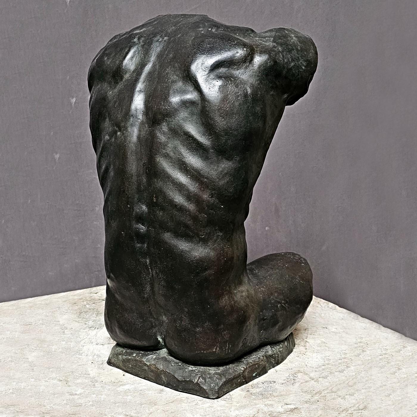 Alan Torso Bronze Sculpture In New Condition For Sale In Milan, IT