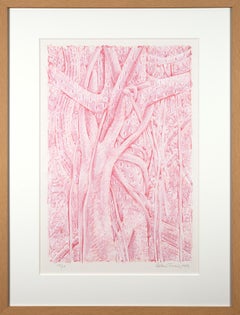 Vintage Untitled (Pink Tree)
