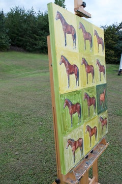 Oltre il gregge, Pittura a olio