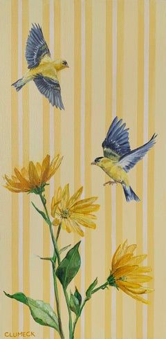 Golden Flight, Oil Painting