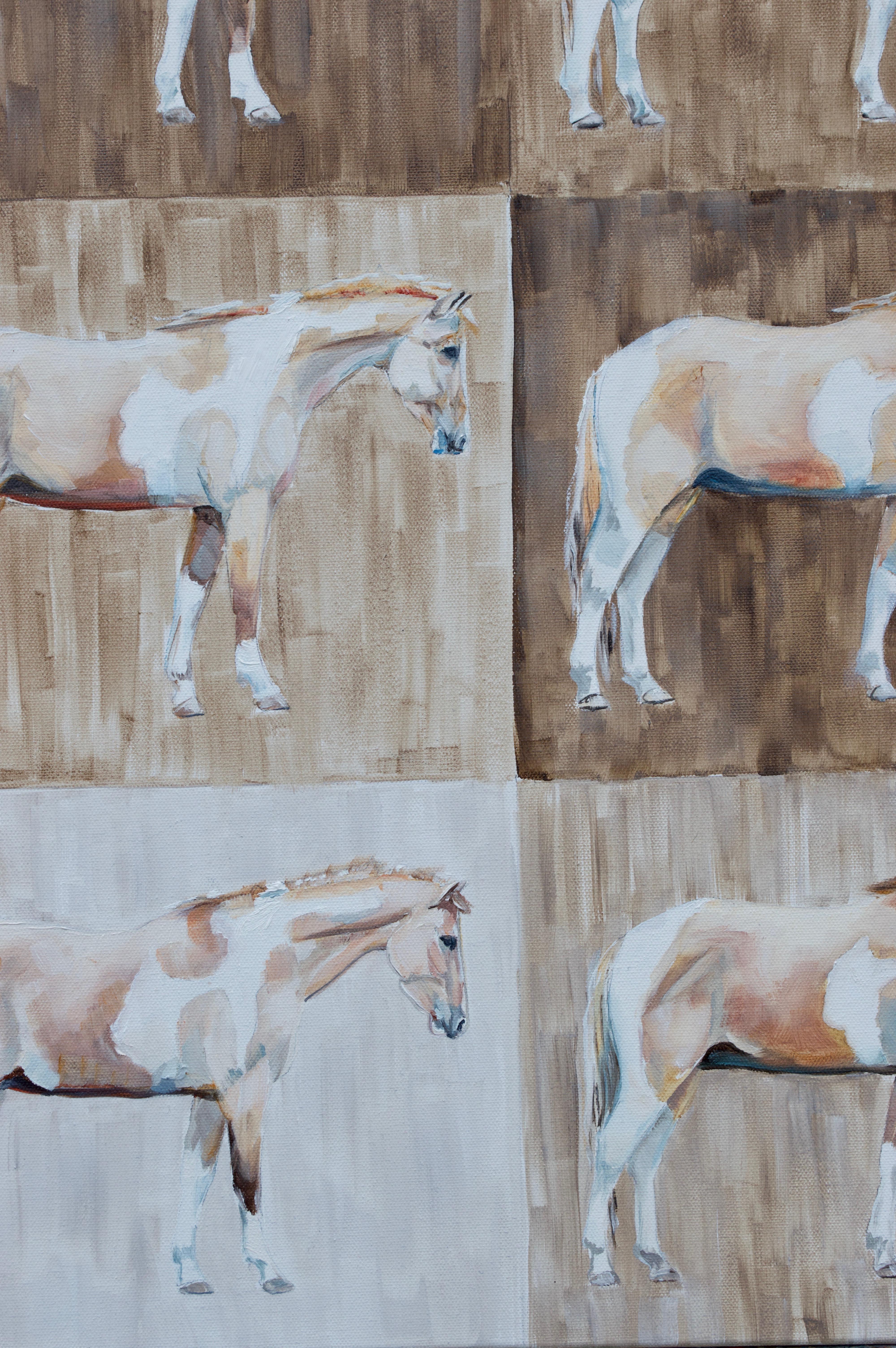 United Vision, Ölgemälde (Grau), Animal Painting, von Alana Clumeck