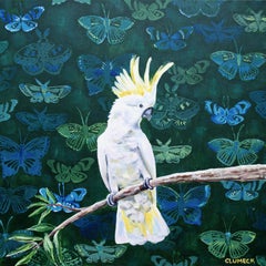 Yellow Crested Cockatoo, Original Painting