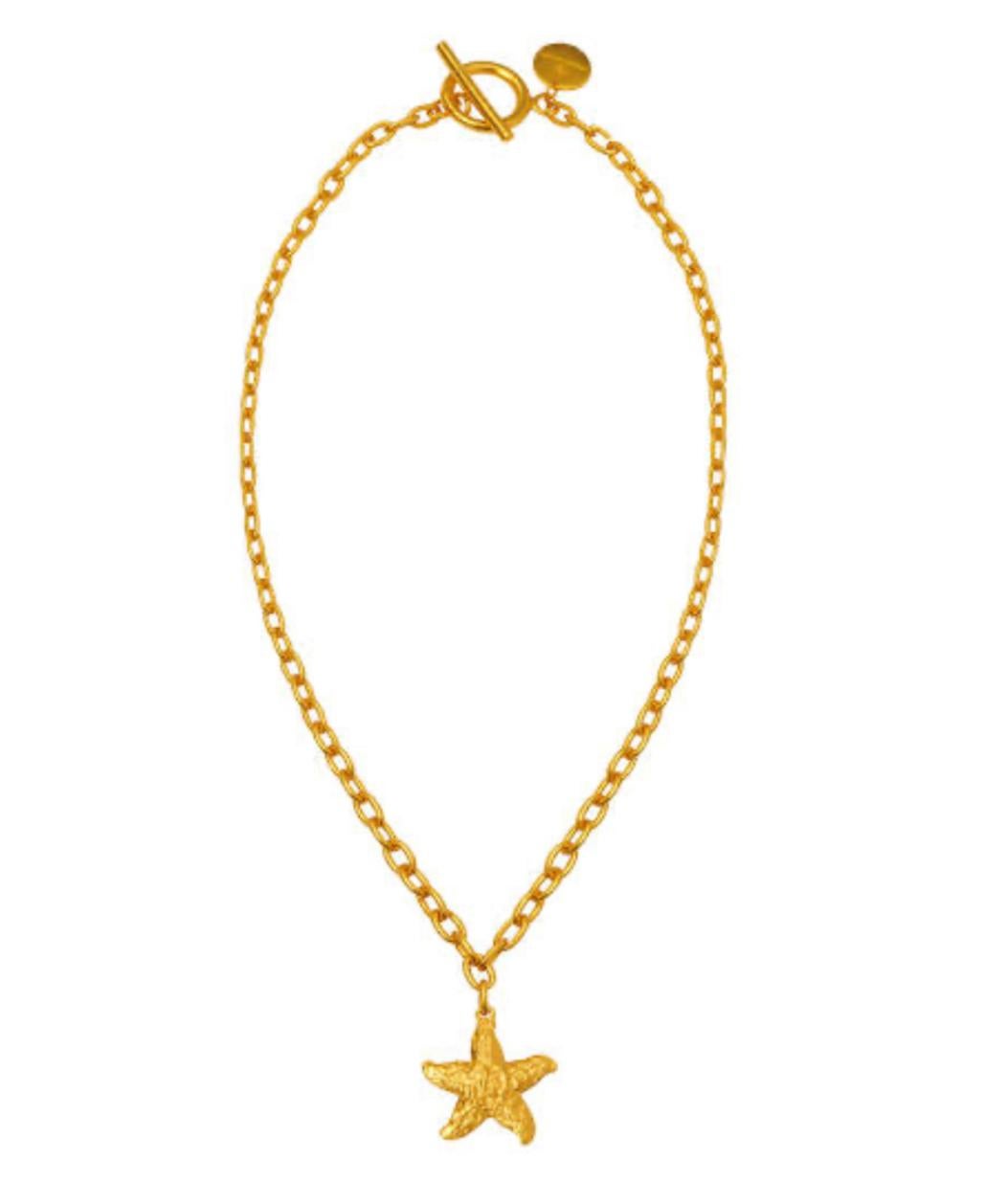 zara starfish necklace