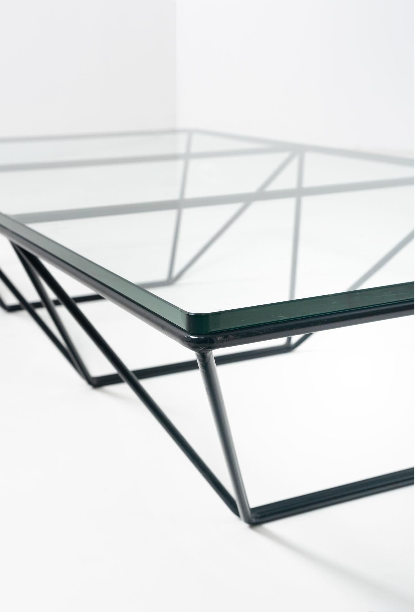 Chamfered Alanda Coffee Table by Paolo Piva for B&B Italia, 1980s