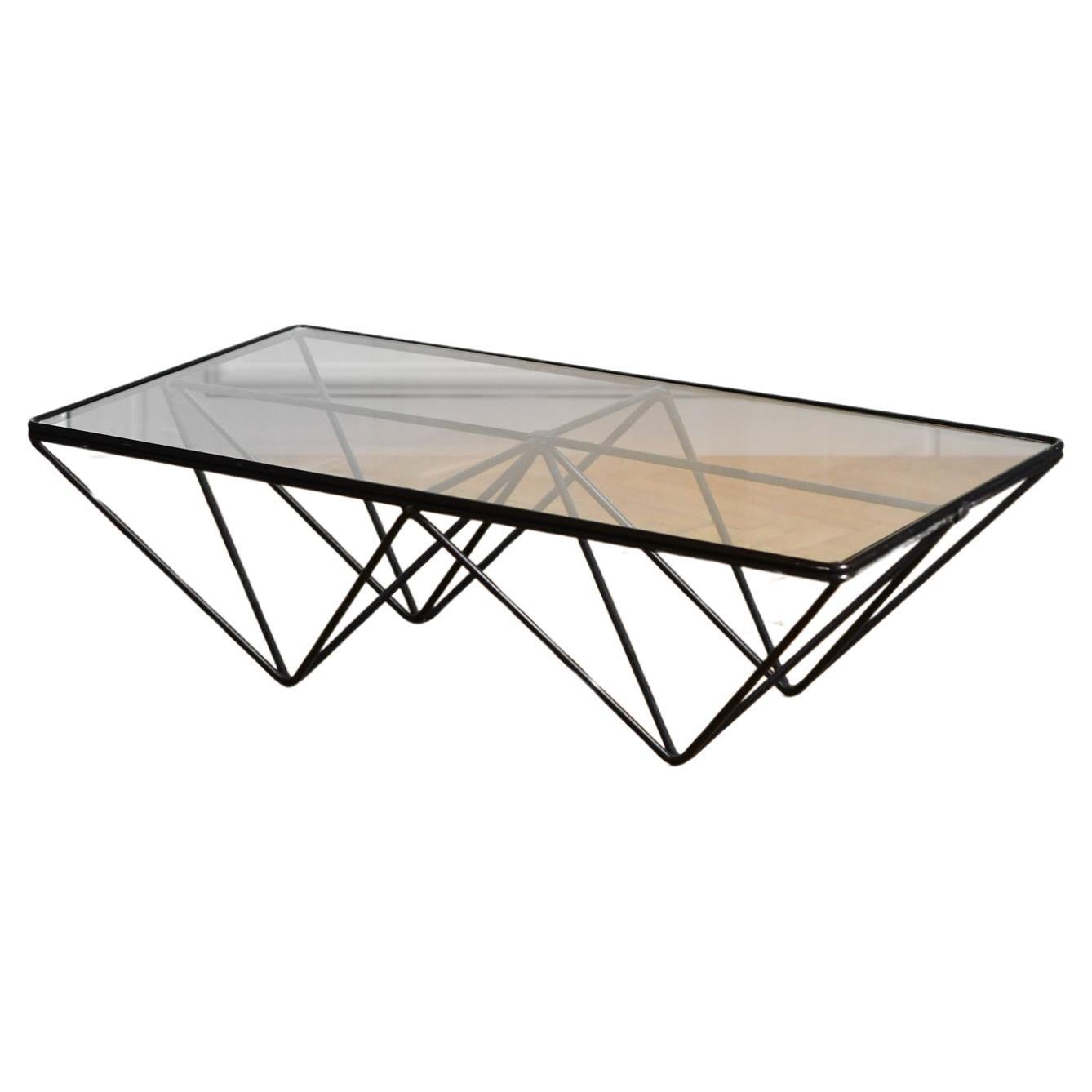 Mesa de centro "Alanda" de estilo Paolo Piva para B&B Italia, años 80