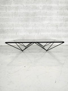 Alanda metal coffee table by Paolo Piva for B&B Italia 70s