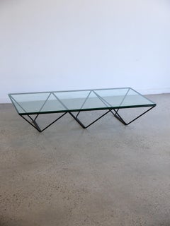 Alanda Rectangular Glass Coffee Table by Paolo Piva for B&B Italia