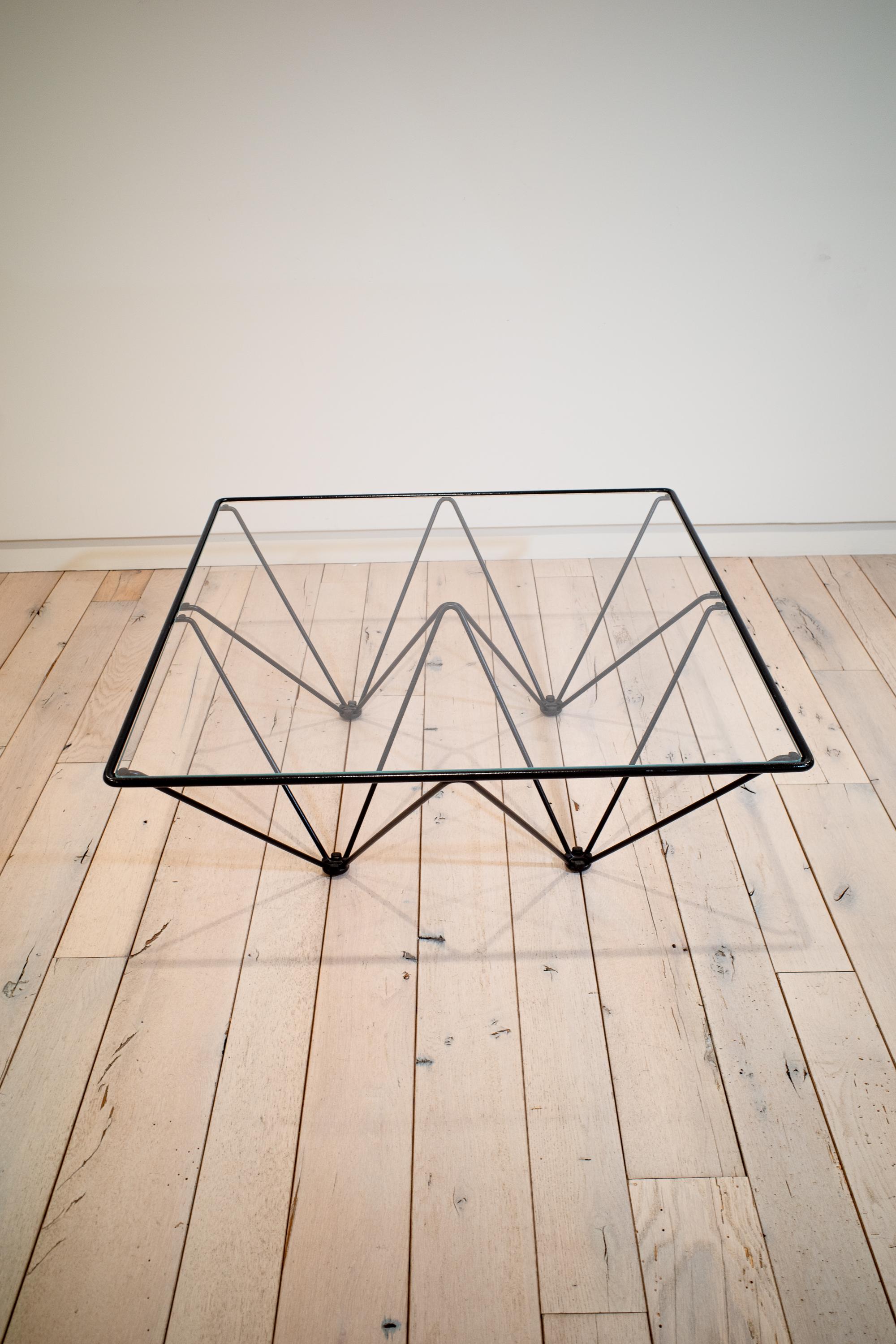 Mid-Century Modern Alanda Square Coffee Table by Paolo Piva for B&B Italia For Sale