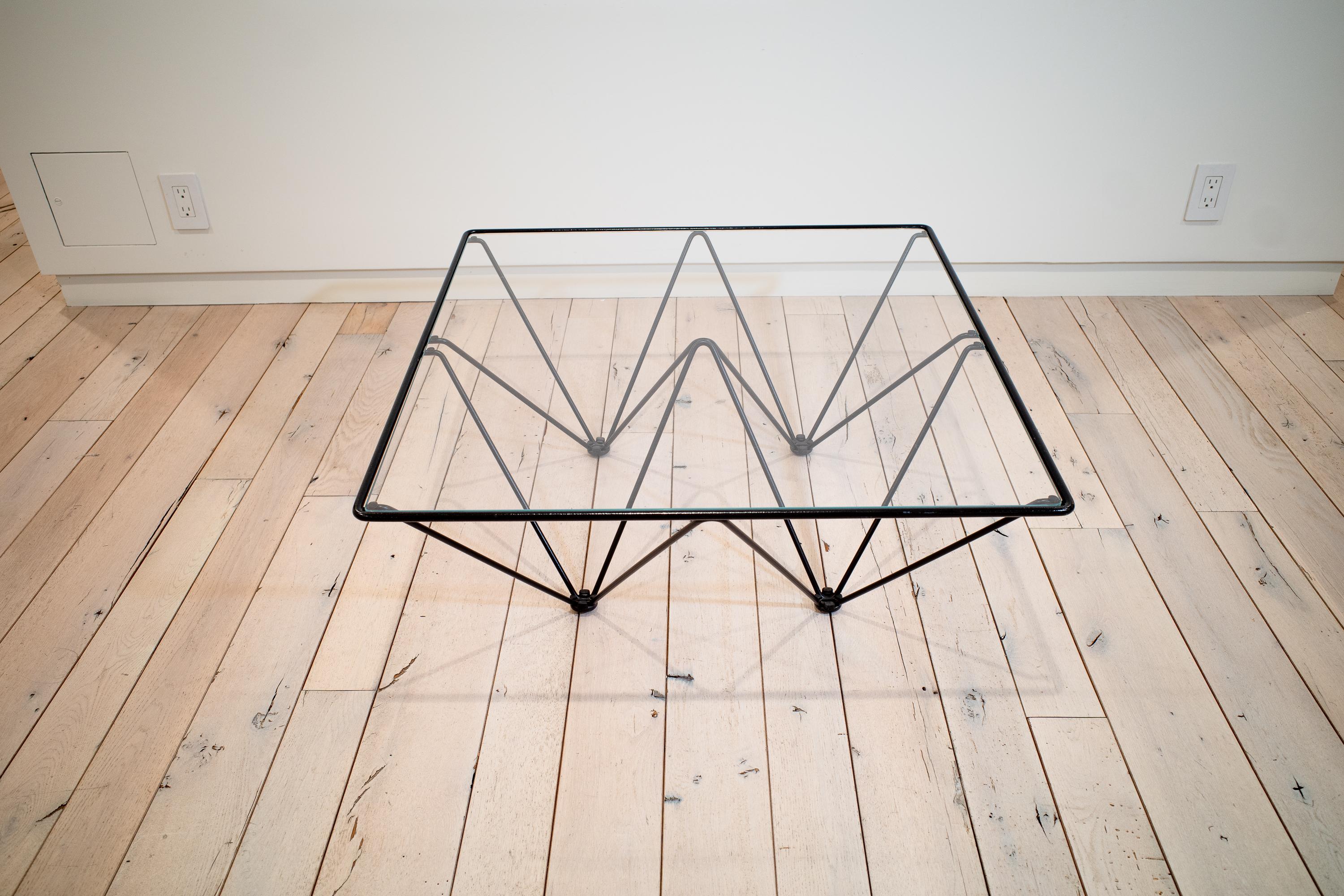 Italian Alanda Square Coffee Table by Paolo Piva for B&B Italia For Sale