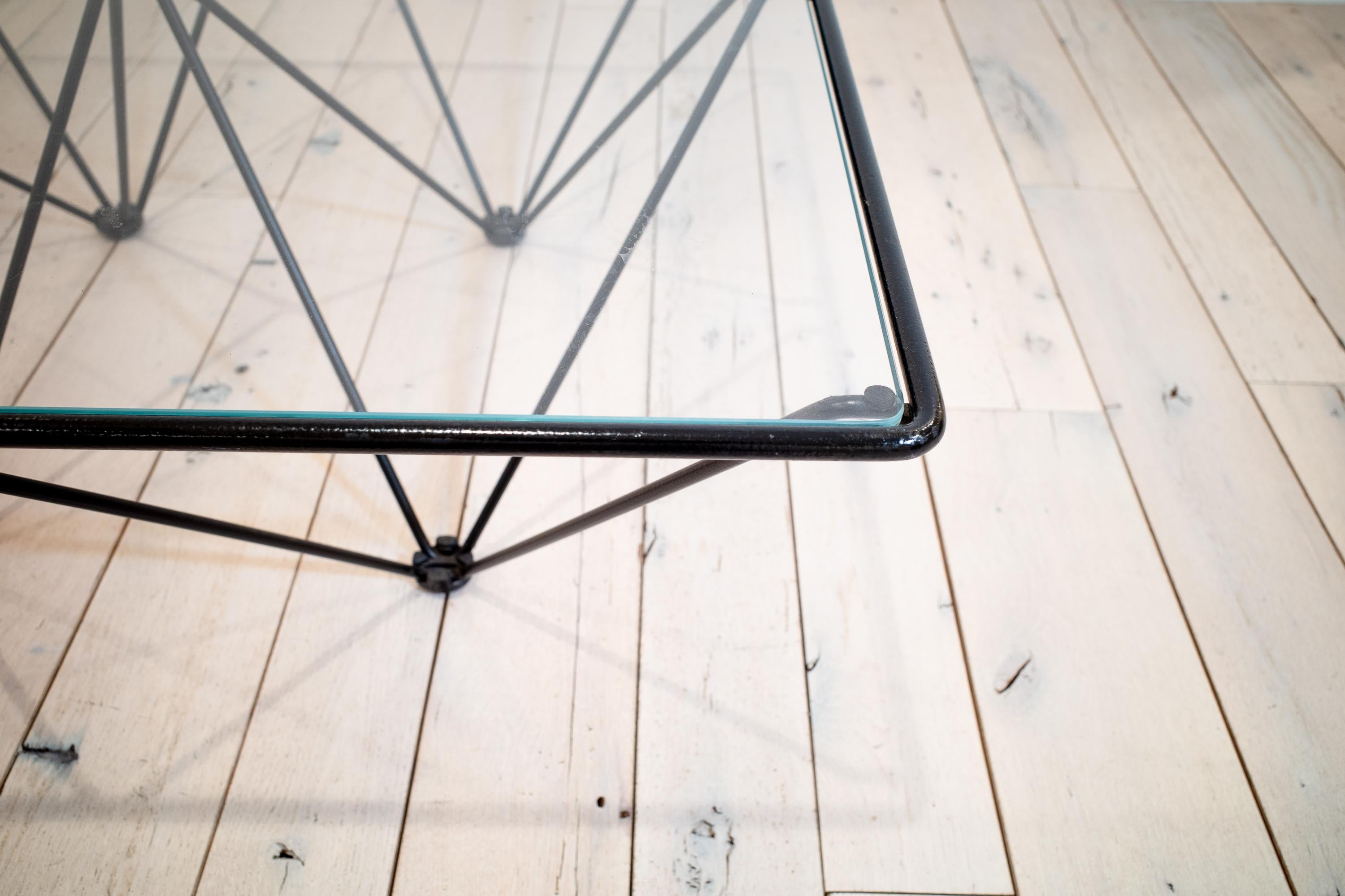 Metal Alanda Square Coffee Table by Paolo Piva for B&B Italia For Sale