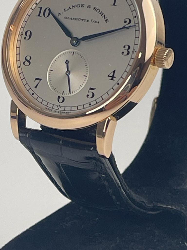 A.Lange & Sohne 1815, Reference 206.021, Gold Watch In Excellent Condition In Roma, IT