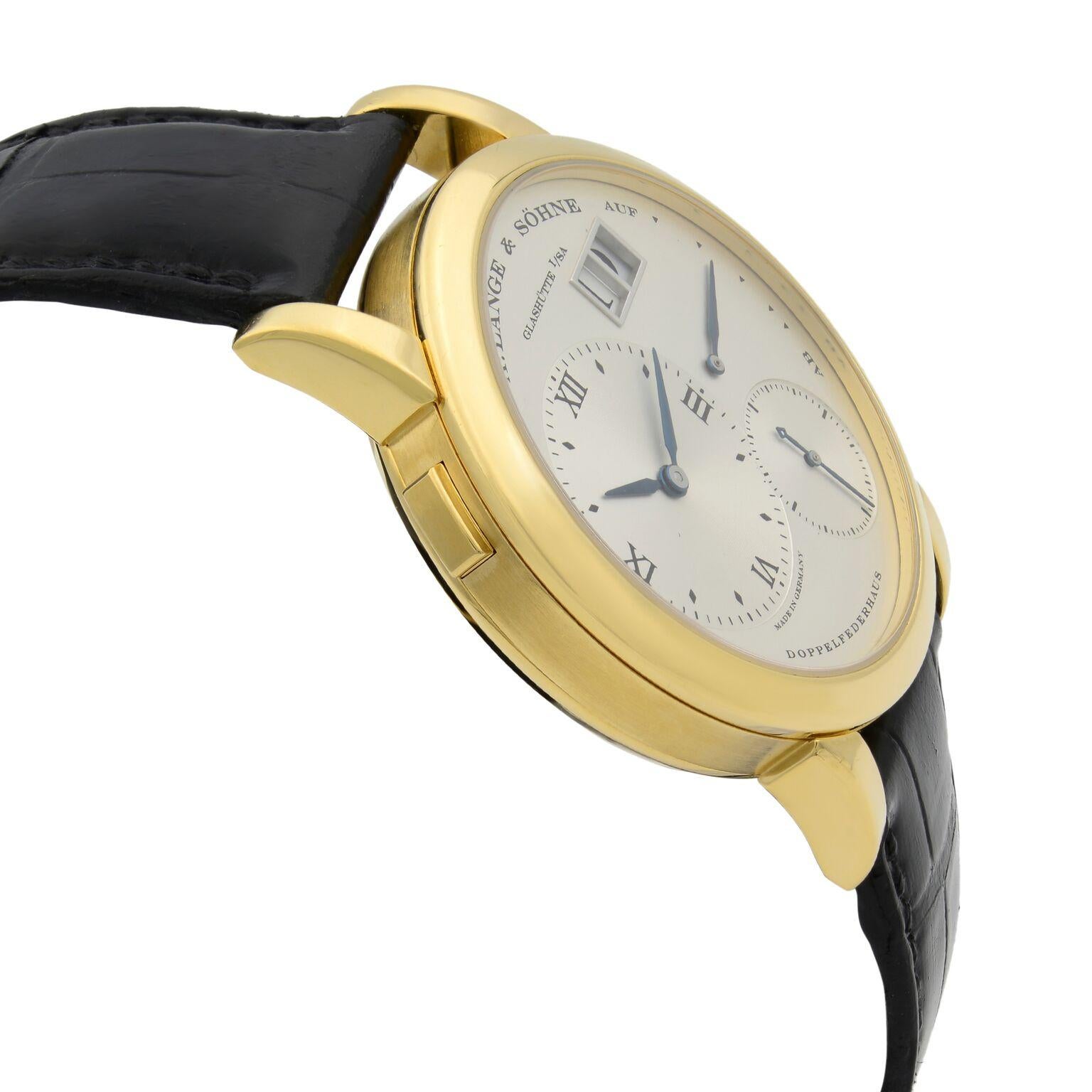 Men's A. Lange & Söhne Lange 1 18 Karat Yellow Gold Manual Wind Men’s Watch 101.022