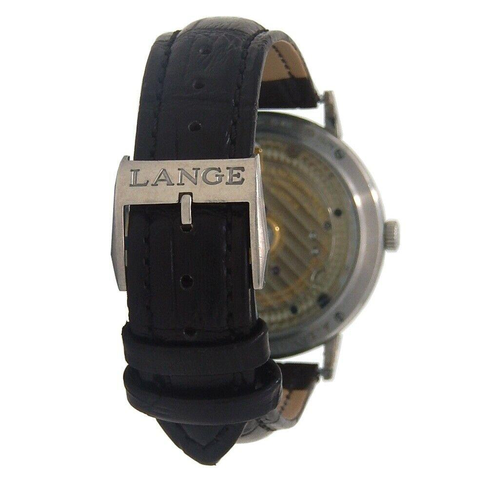 A. Lange & Sohne Saxonia 18 Karat White Gold Men's Watch Automatic 840.026 For Sale 1