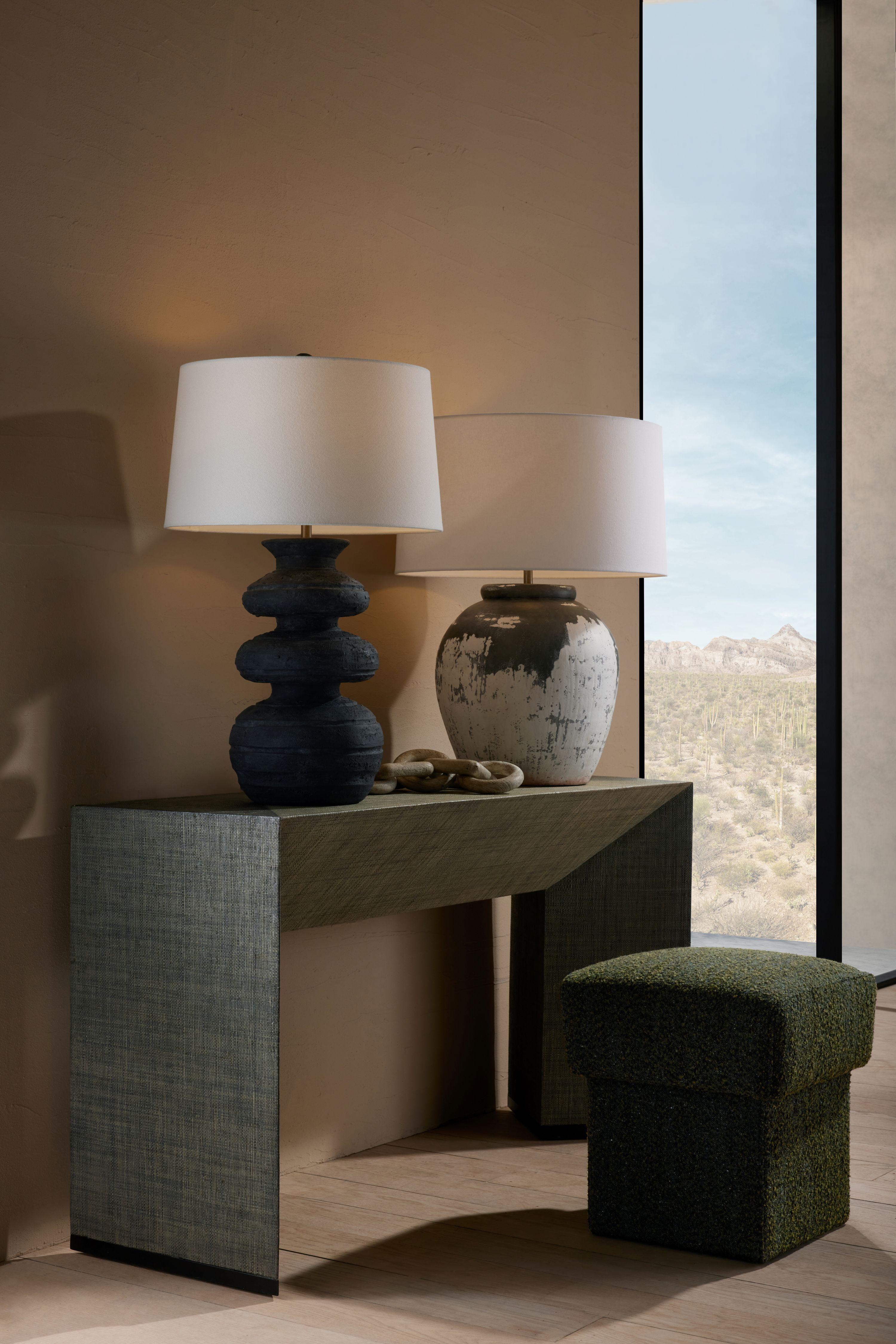 Alanis Lamp PTS11-SH030 - Charcoal, Terracotta For Sale 2