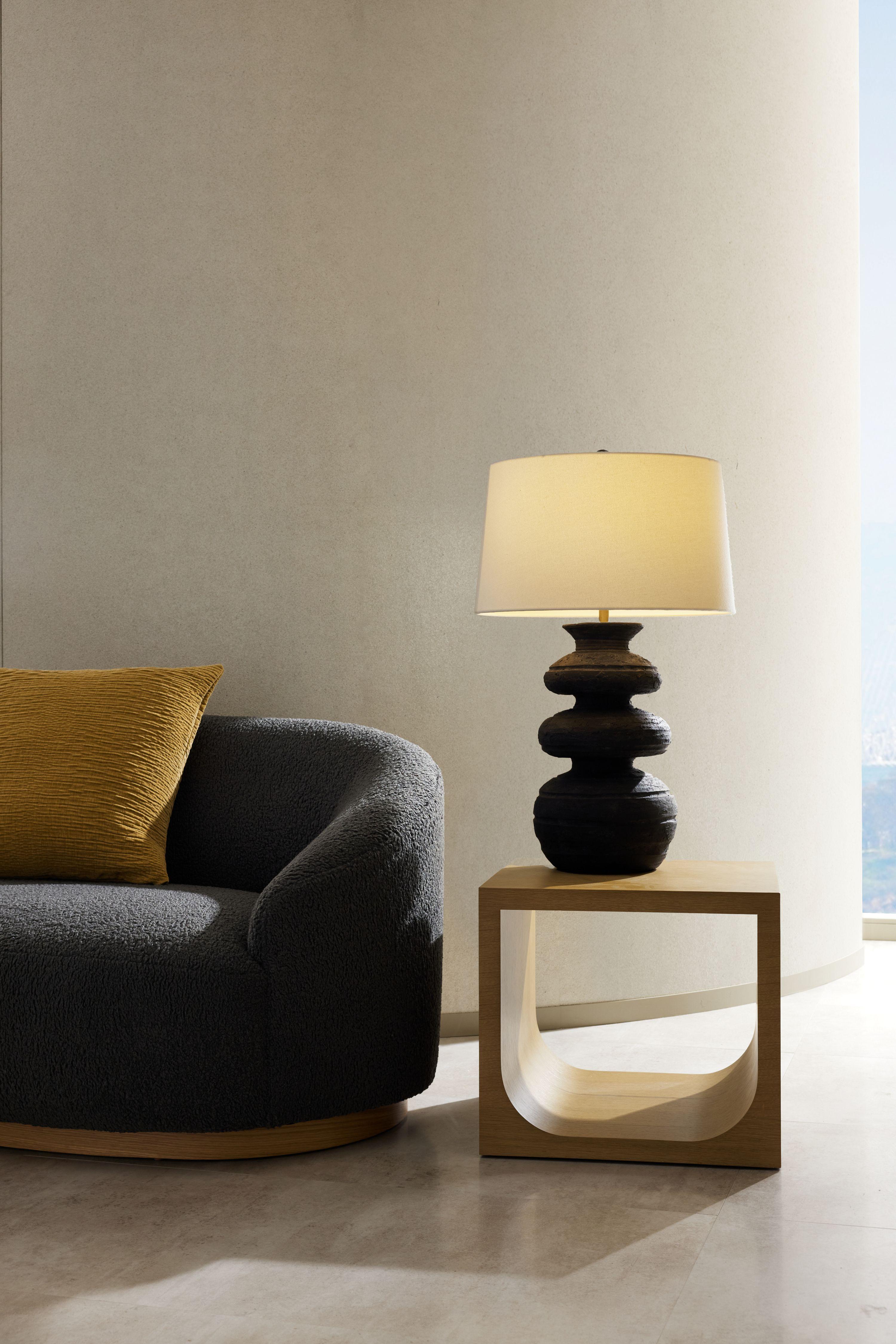 Alanis Lamp PTS11-SH030 - Charcoal, Terracotta For Sale 3