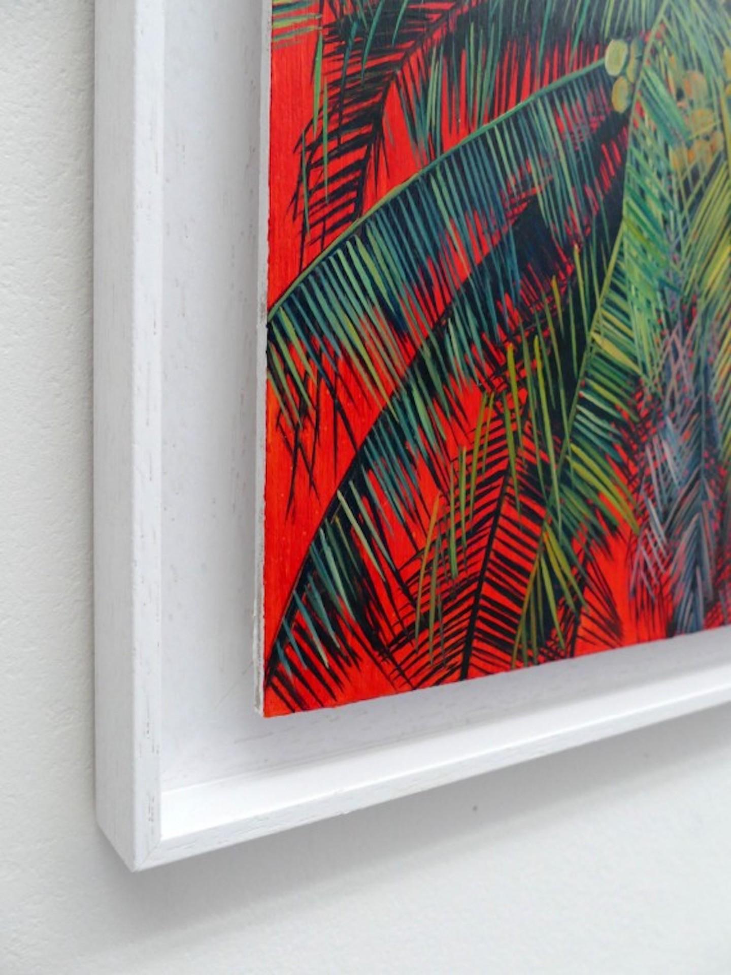 Agonda, Alanna Eakin, peinture originale, Pop Art, œuvre d'art tropicale, abordable en vente 5