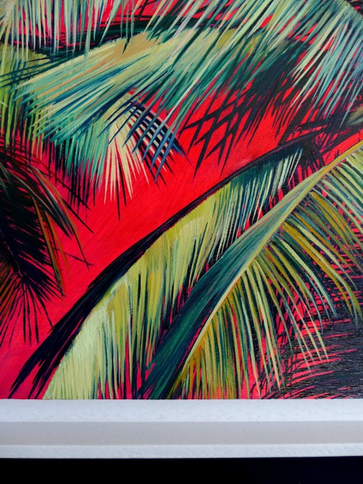colorful palm tree art