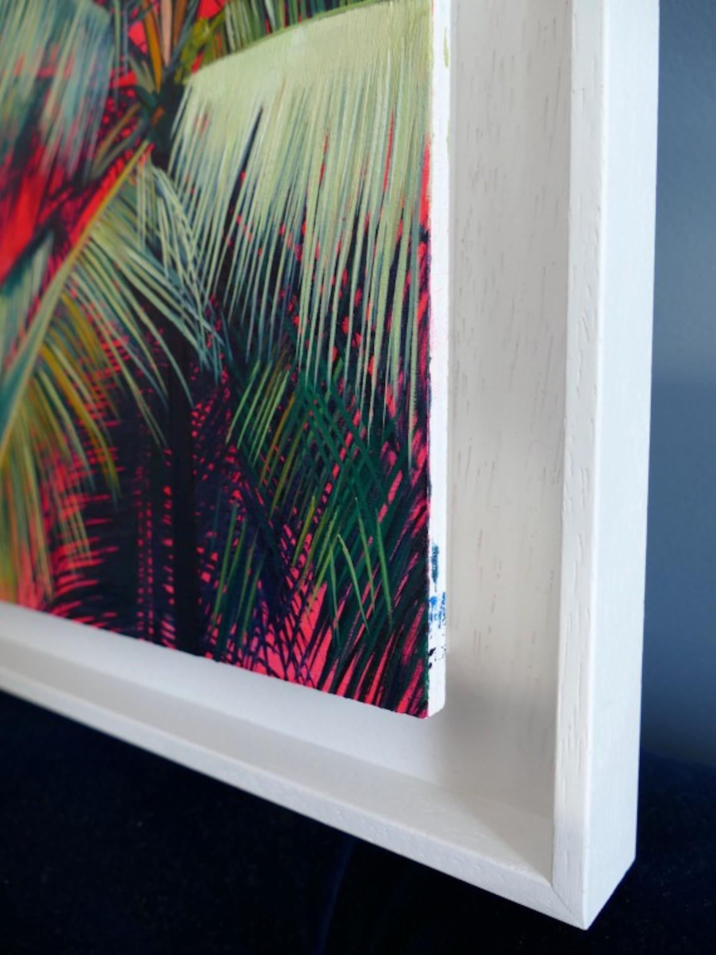Alanna Eakin, Pipa, Palm Tree Art, Contemporary Art, Original Painting For Sale 1