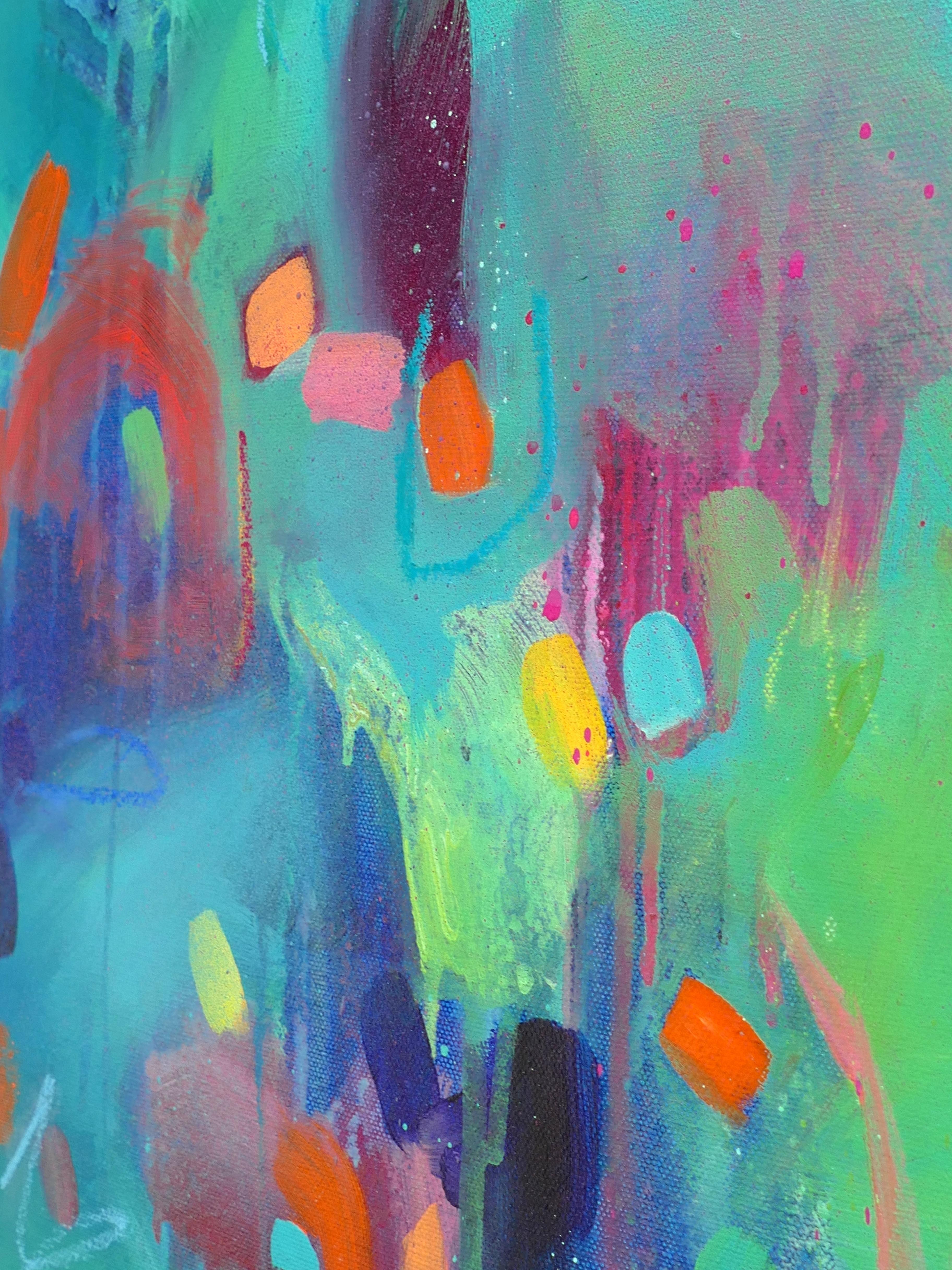 Coloriage  Peinture de paysage abstraite Alanna Eakin en vente 4