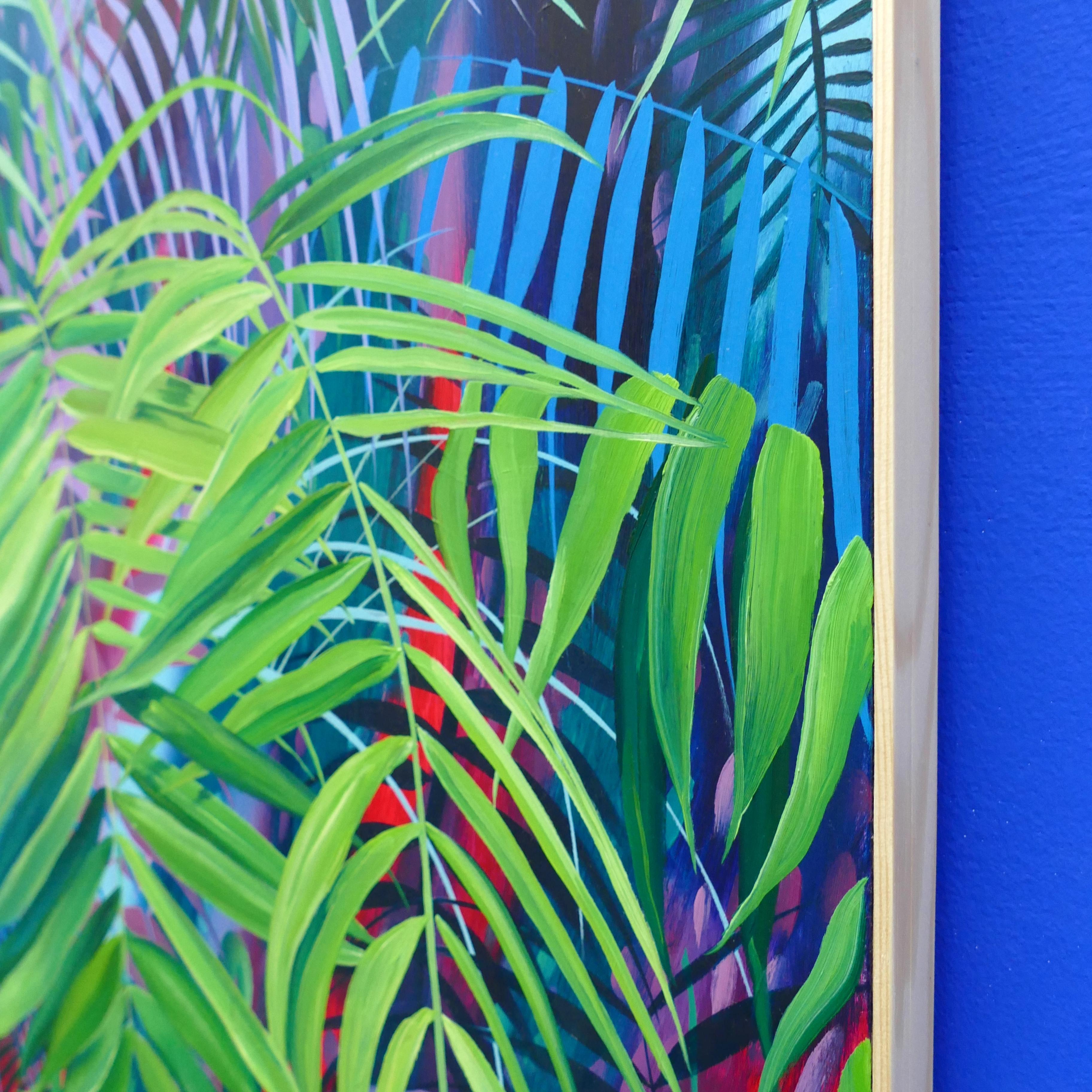Come This Way by Alanna Eakin botanical painting of palm trees 5