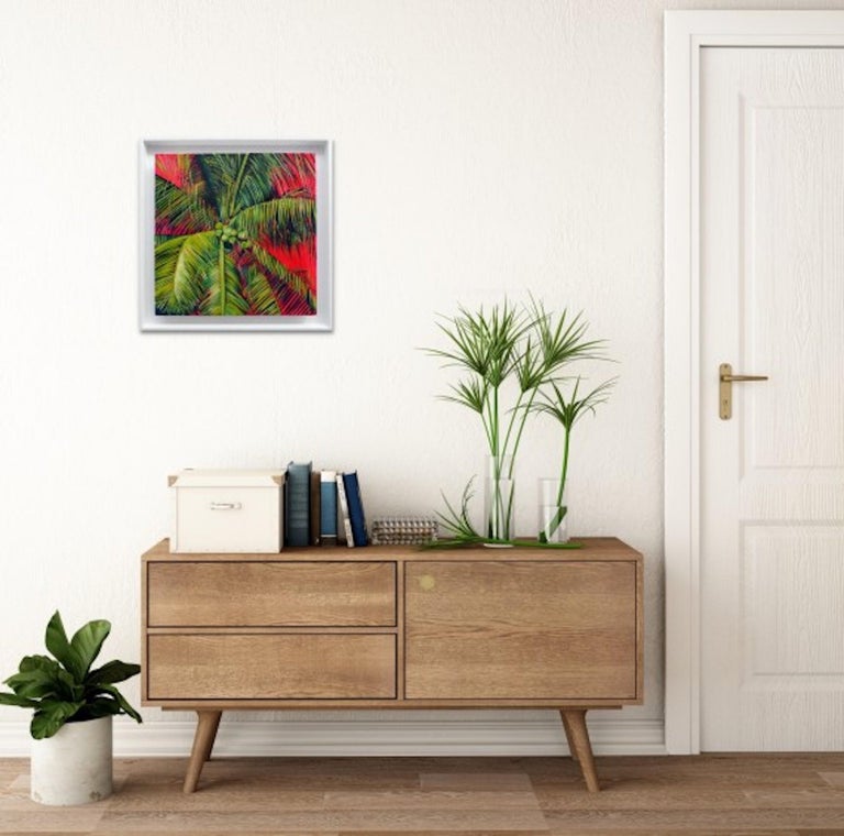 Mondello, Alanna Eakin, Original Tropical Tree Painting, Affordable Art For Sale 1