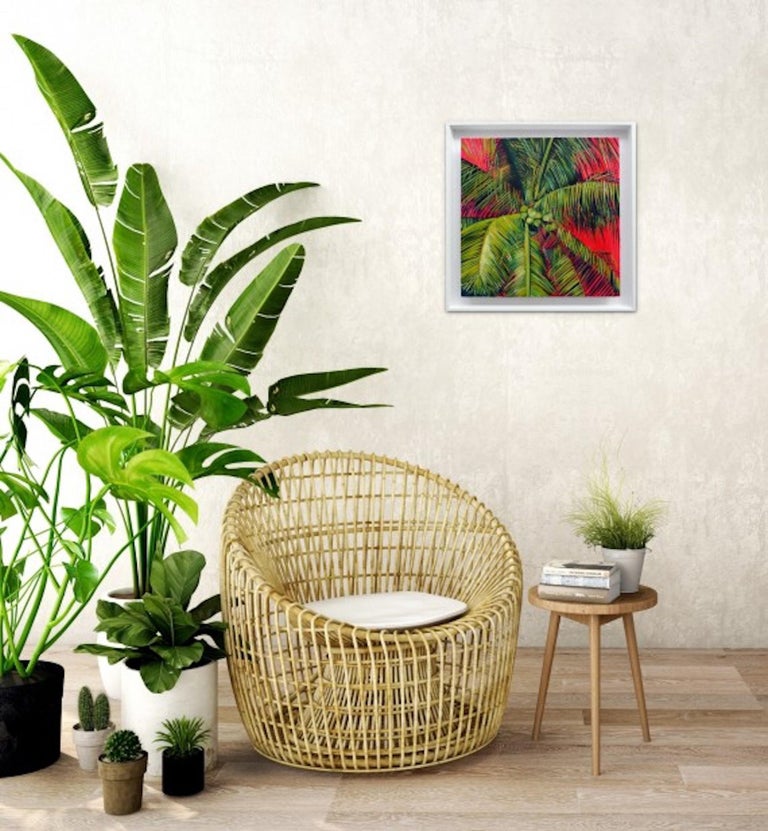 Mondello, Alanna Eakin, Original Tropical Tree Painting, Affordable Art For Sale 3