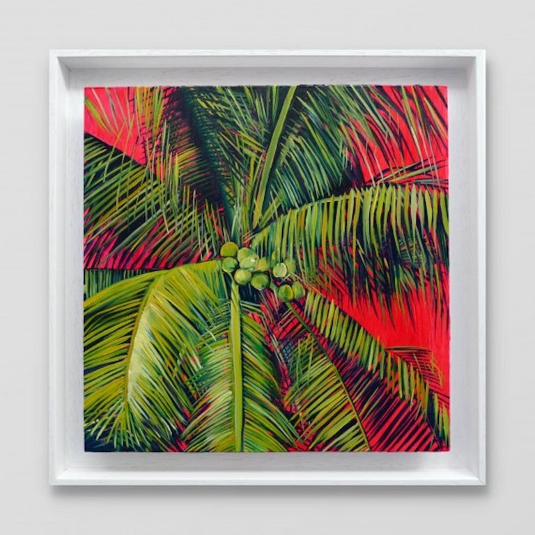 Mondello, Alanna Eakin, Original Tropical Tree Painting, Affordable Art For Sale 4