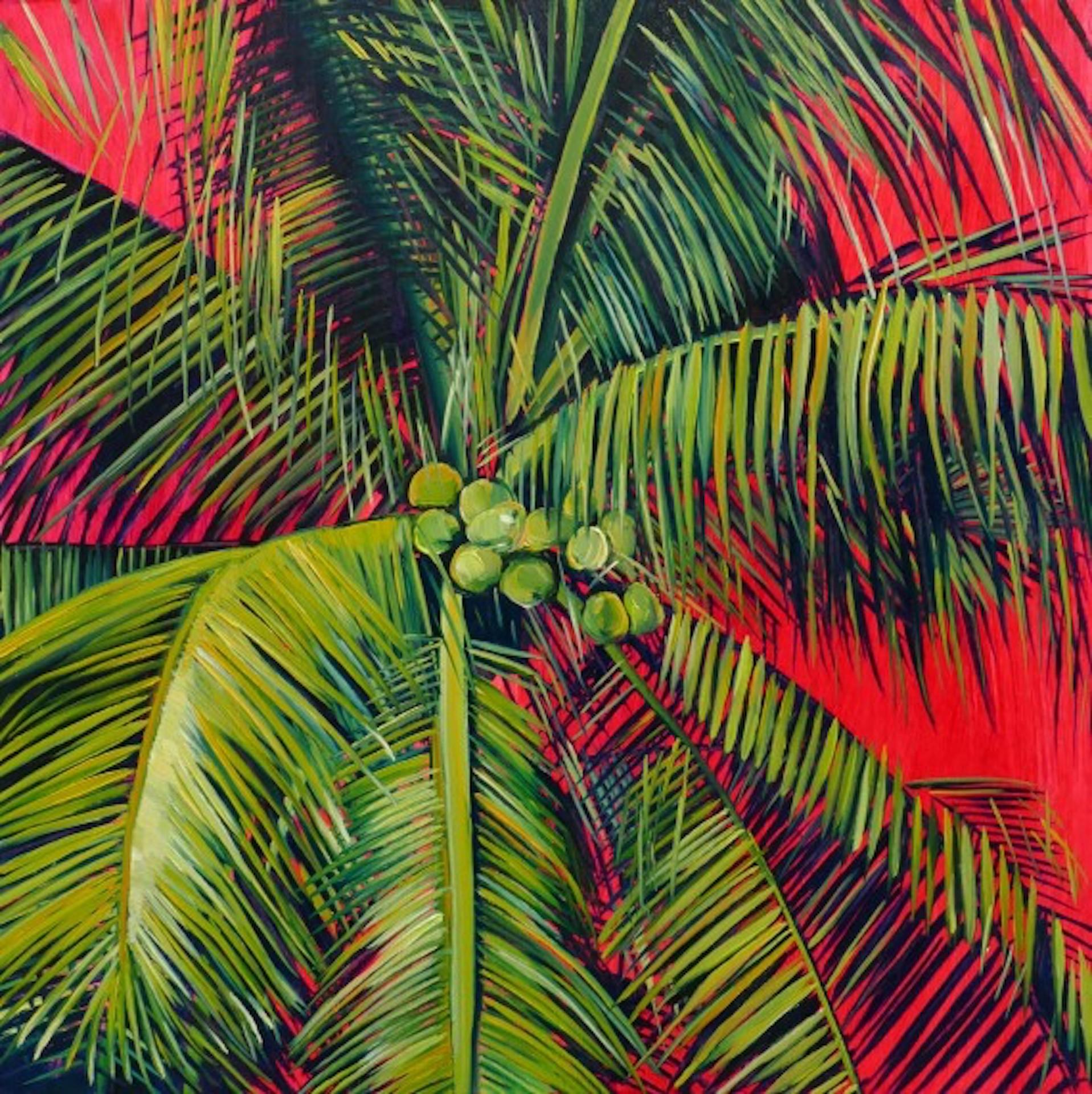 Mondello, Alanna Eakin, Original Tropical Tree Painting, Affordable Art