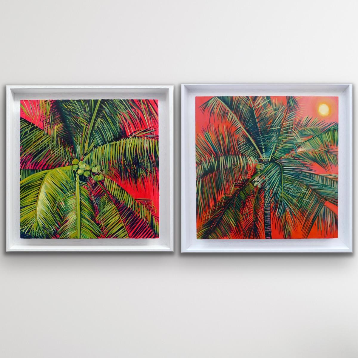 Alanna Eakin Still-Life Painting - Mondello and Kovalam Diptych
