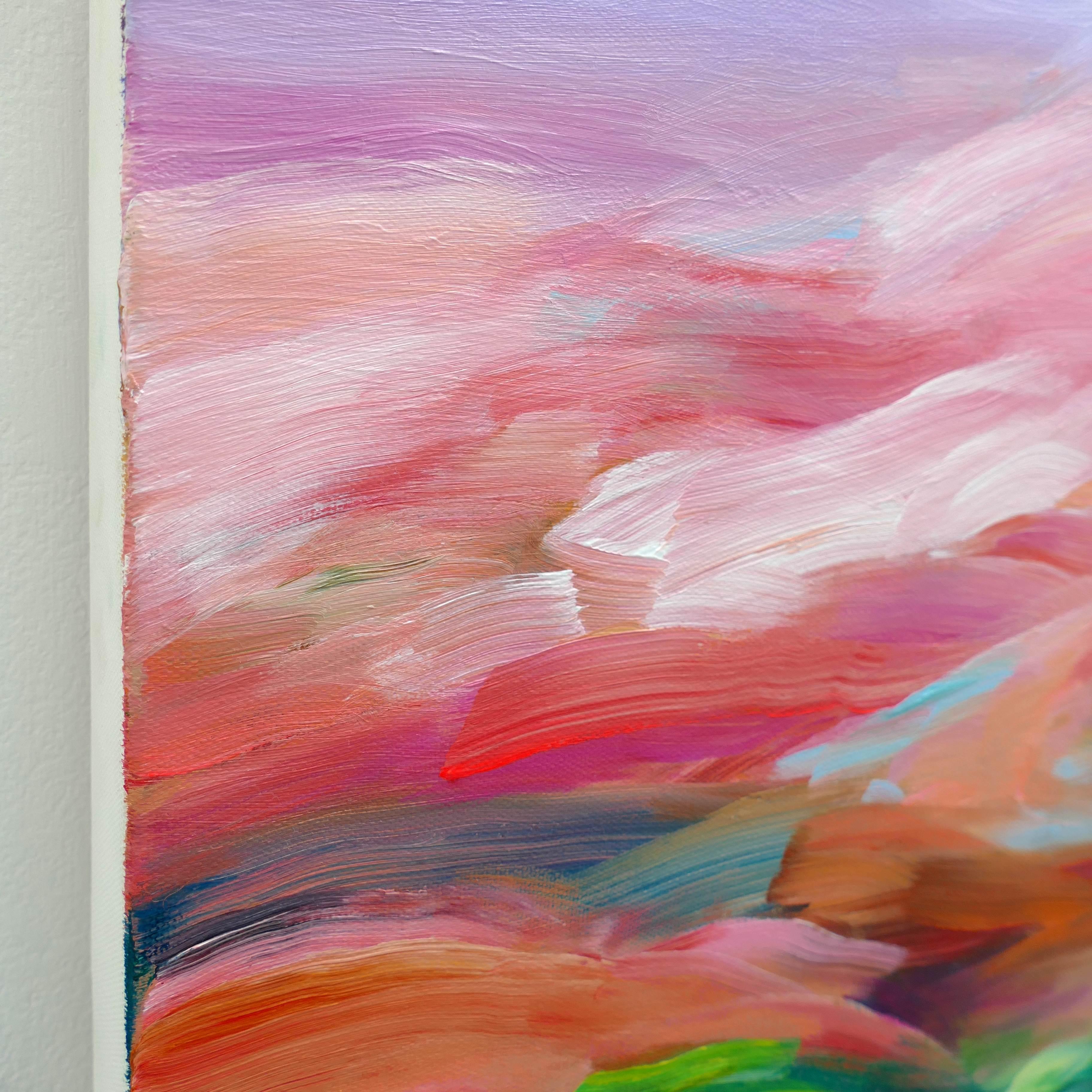 Kürzlich habe ich „I Allowed Myself to Dream“ von Alanna Eakin, abstrakte Landschaftsmalerei  im Angebot 3