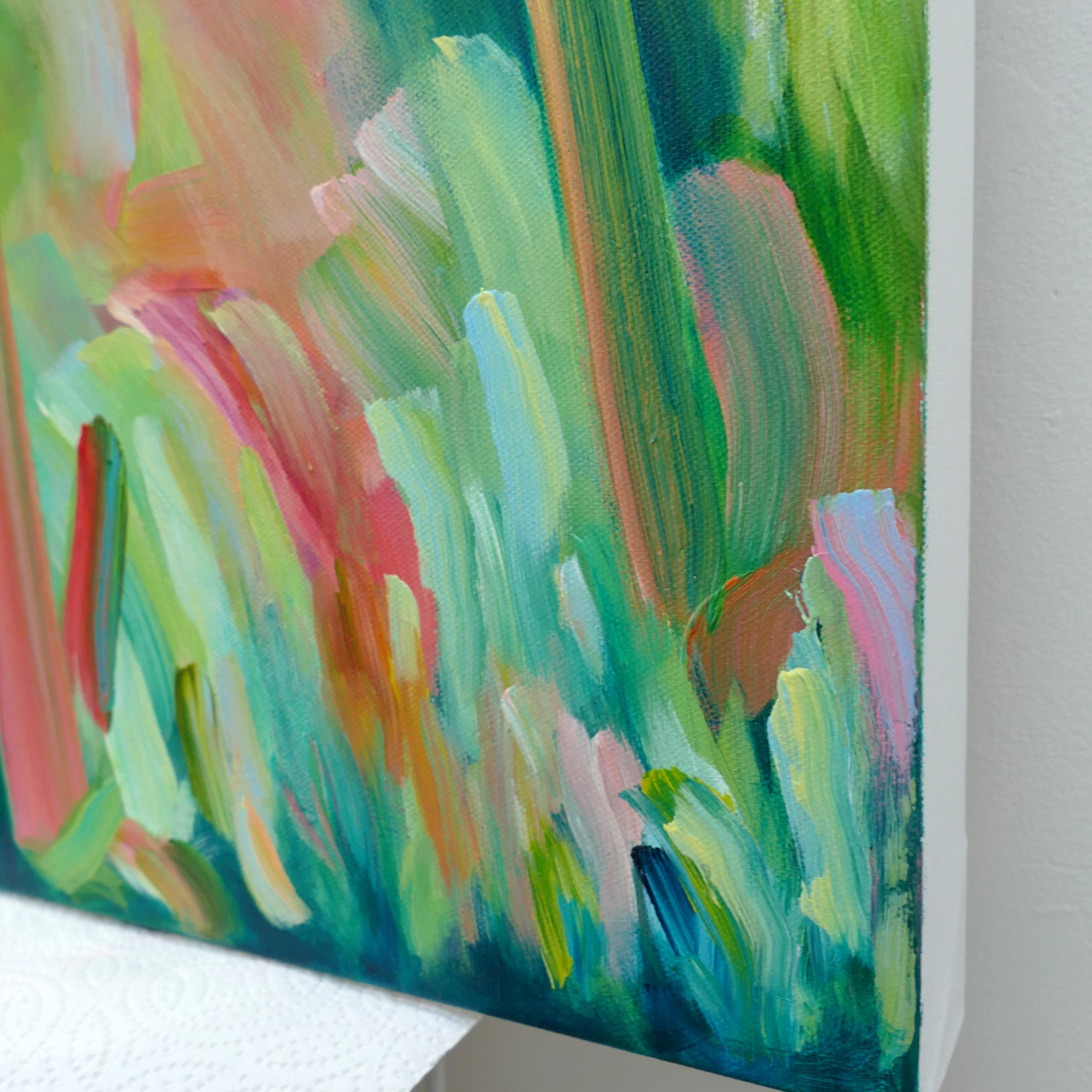 Recently I Allowed Myself to Dream by Alanna Eakin abstract landscape painting  For Sale 2
