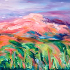 Recently I Allowed Myself to Dream by Alanna Eakin abstract landscape painting 